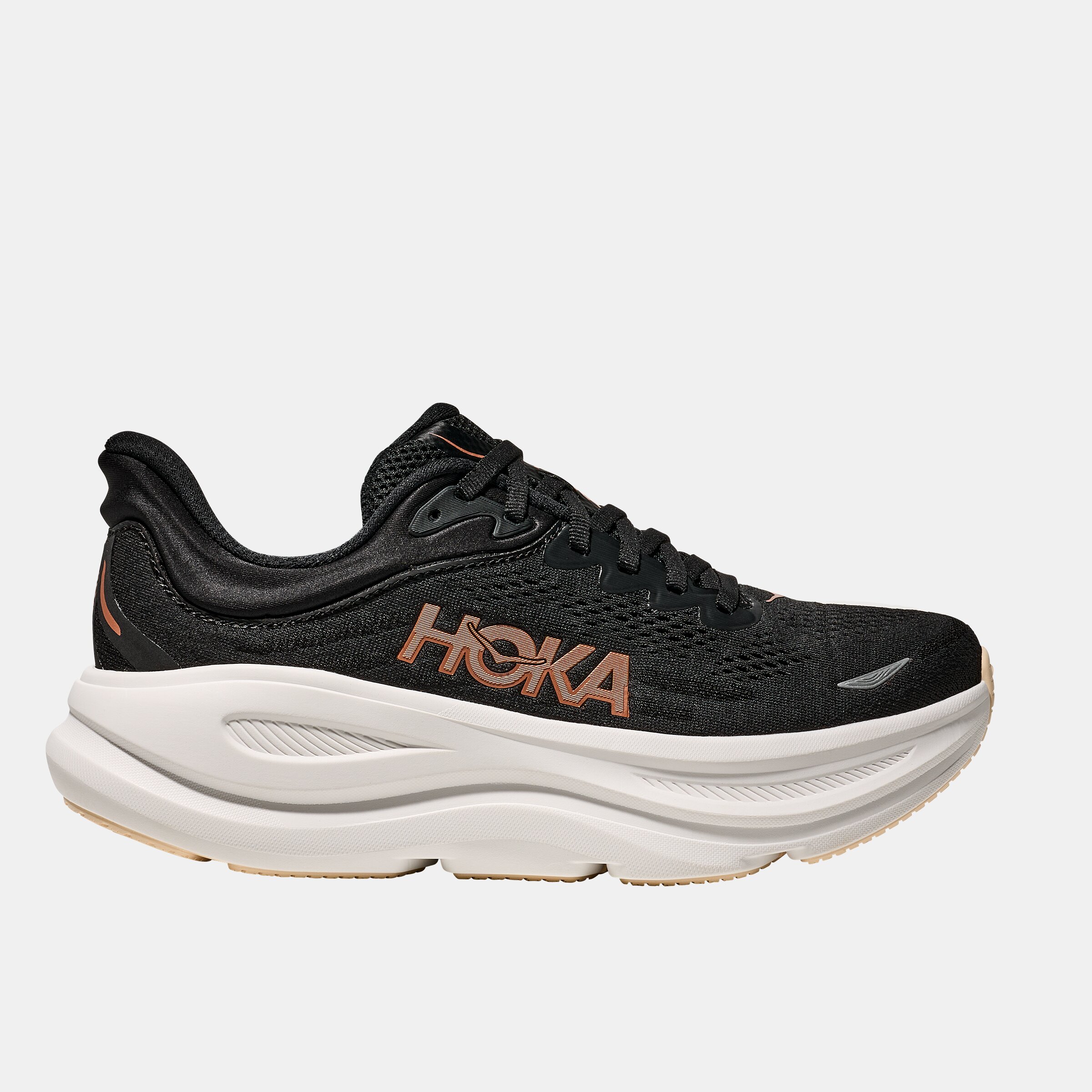 Imagen 0 de Zapatillas de running de mujer BONDI 9 HOKA Negro / Rosa
