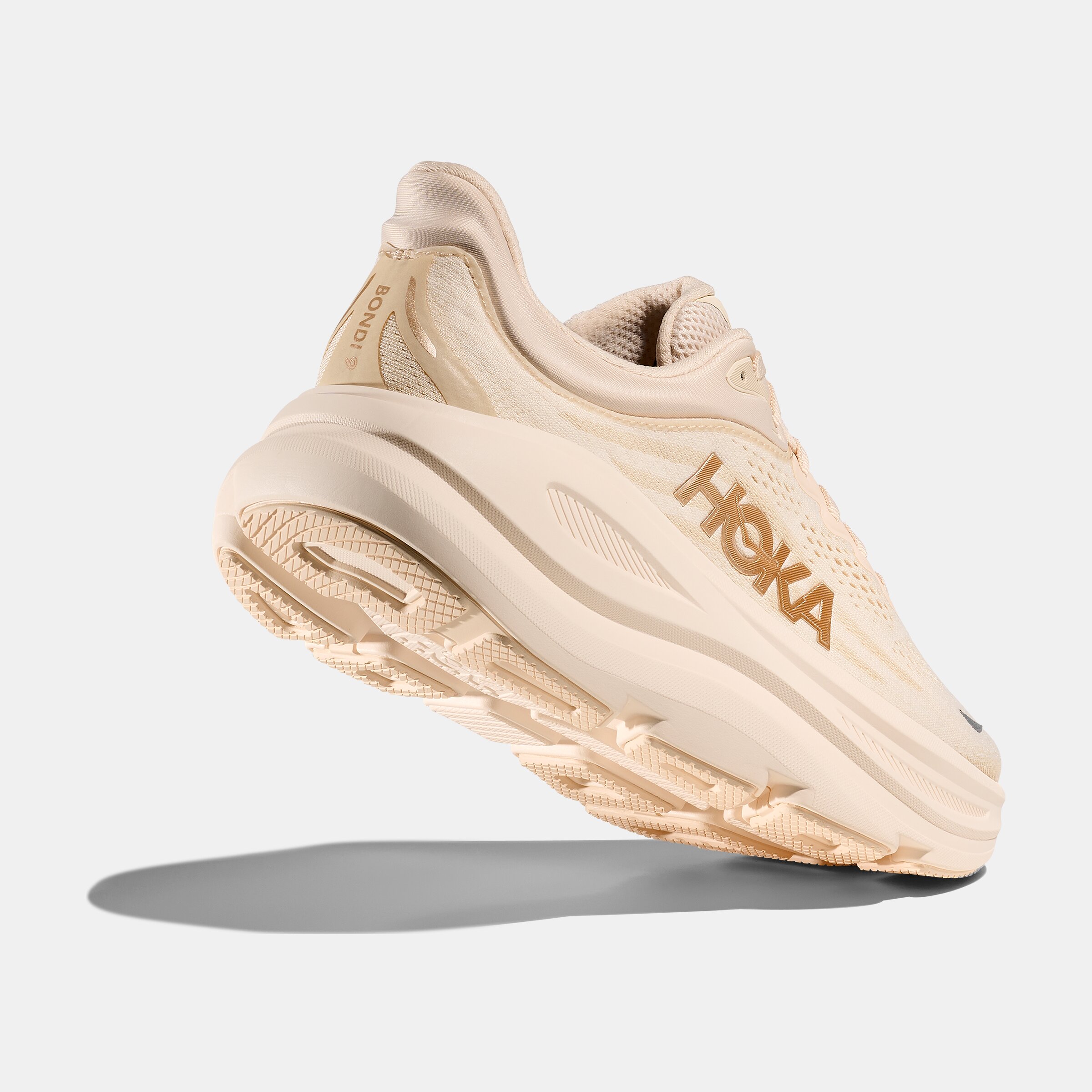 Hoka w bondi 9 para Mujer - Beige Beige-4