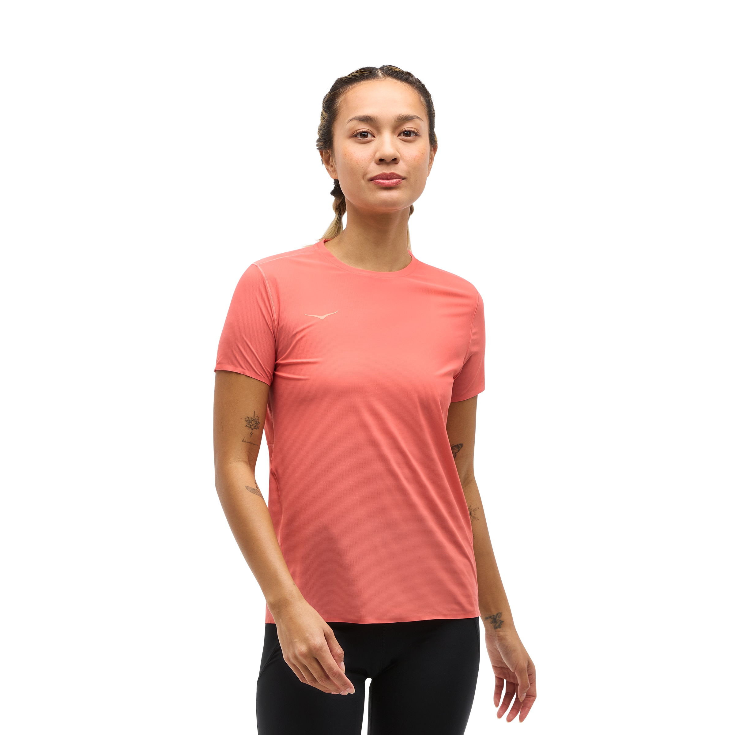 Imagen 0 de Camiseta de mujer AIROLITE 2.0 de manga corta Hoka Naranja