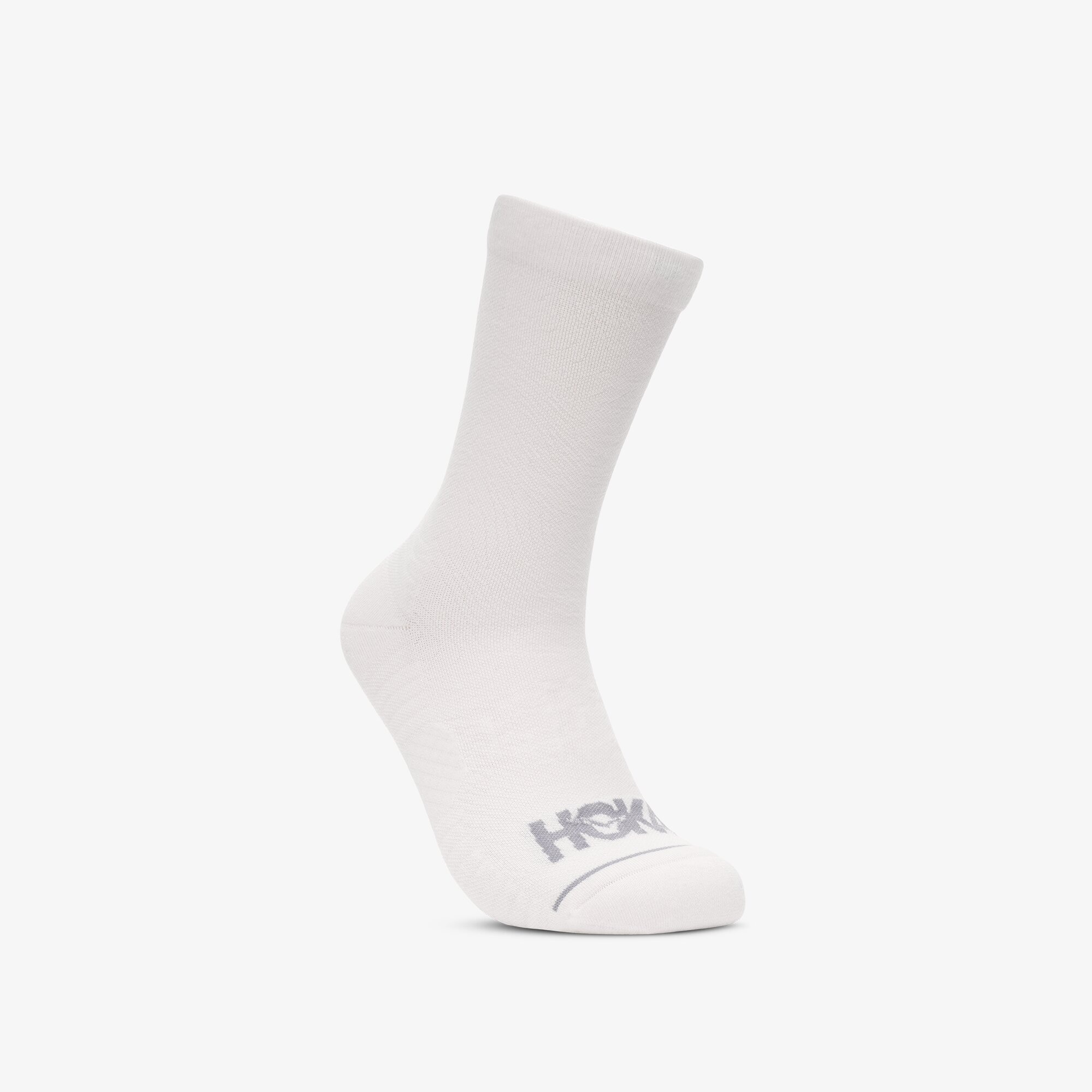 Imagen 2 de Calcetines unisex CREW RUN SOCK 3-PACK Hoka - Blanco Blanco