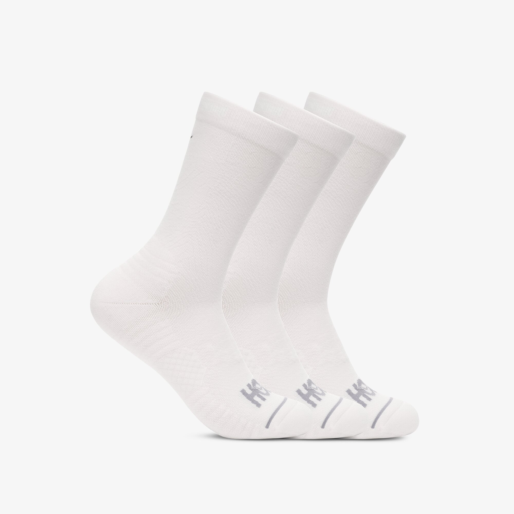 Imagen 5 de Calcetines unisex CREW RUN SOCK 3-PACK Hoka - Blanco Blanco