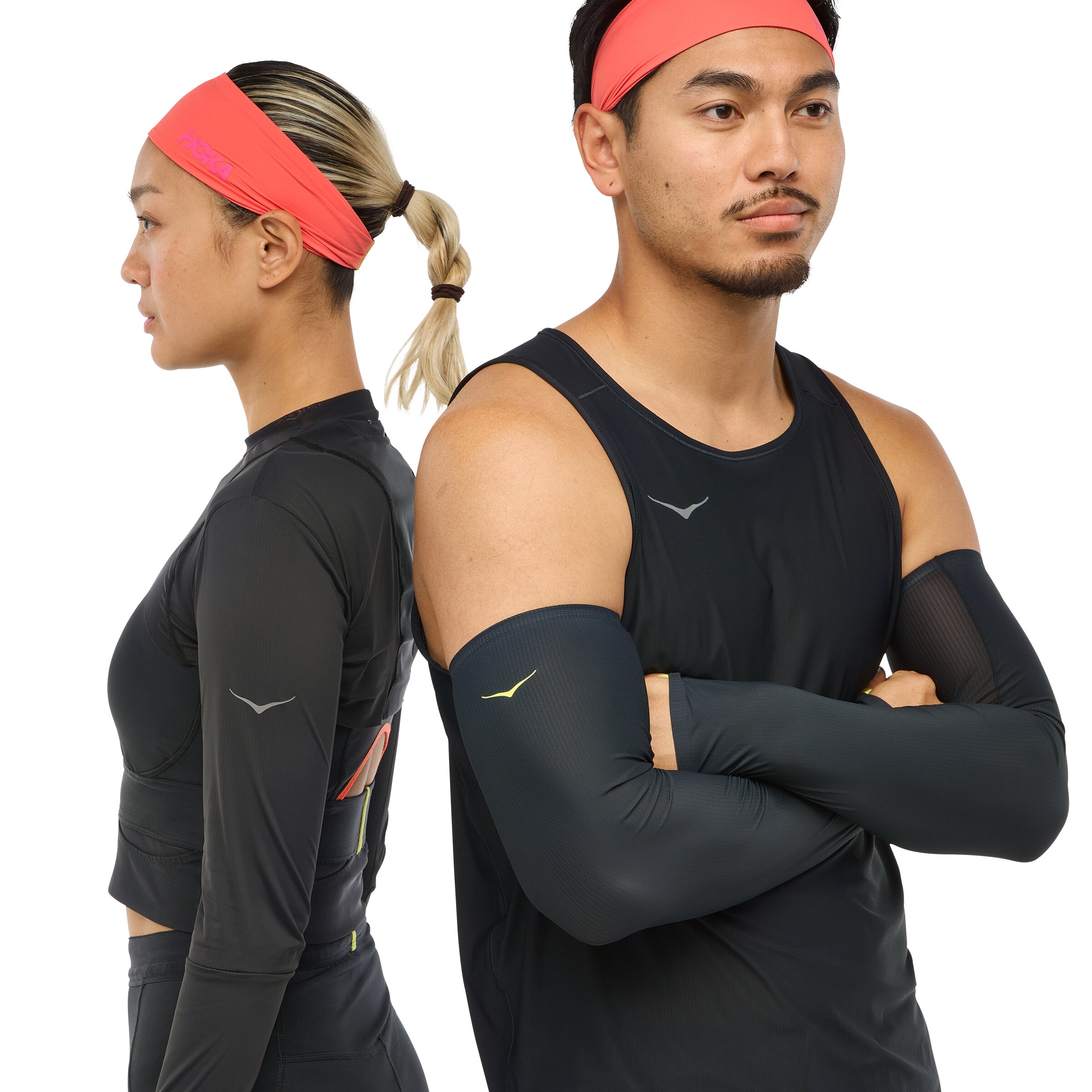 Cinta de pelo unisex HOKA HEADBAND Hoka - Naranja Naranja-2