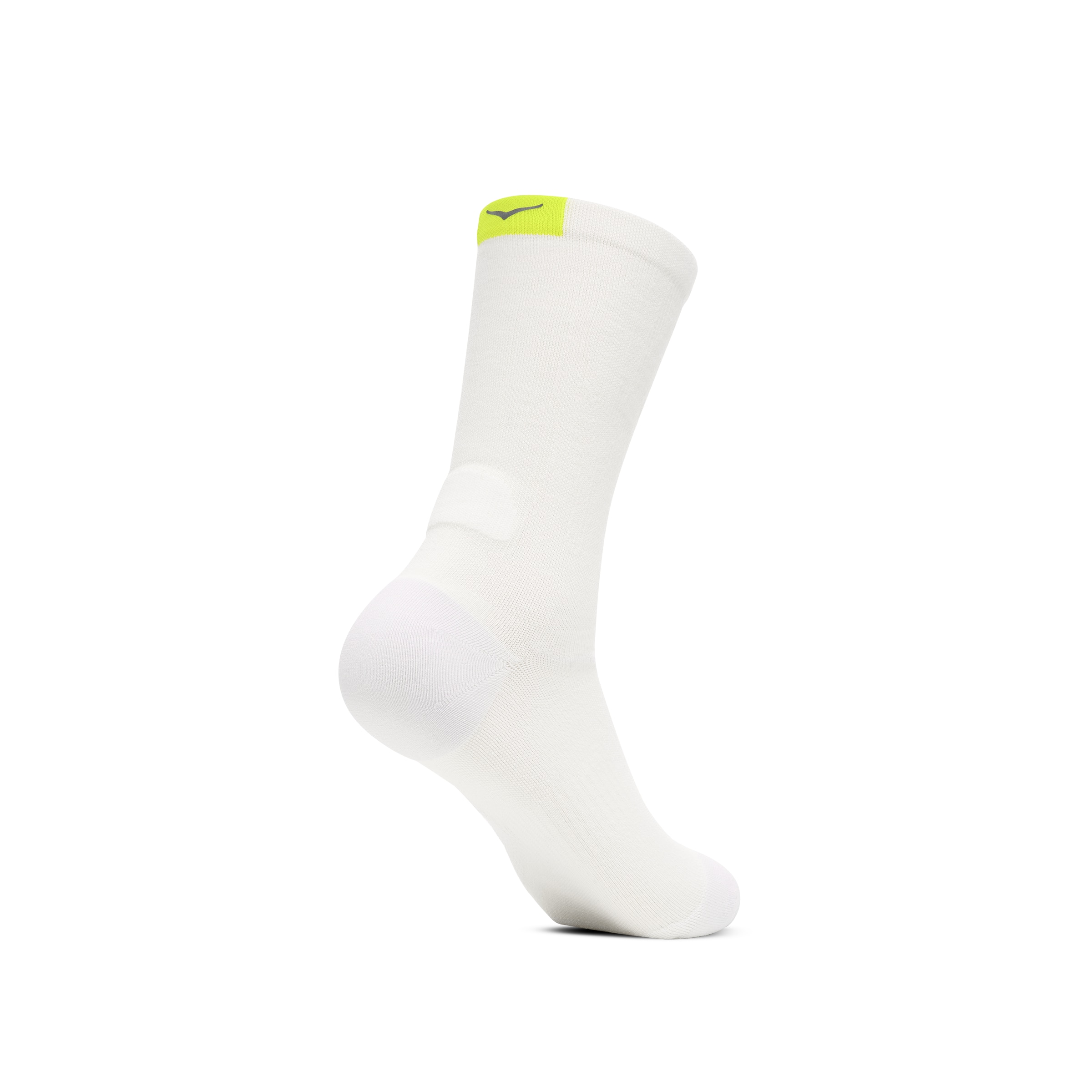 Calcetines unisex CLIFTON 10 CREW RUN SOCK Hoka - Blanco Blanco-4