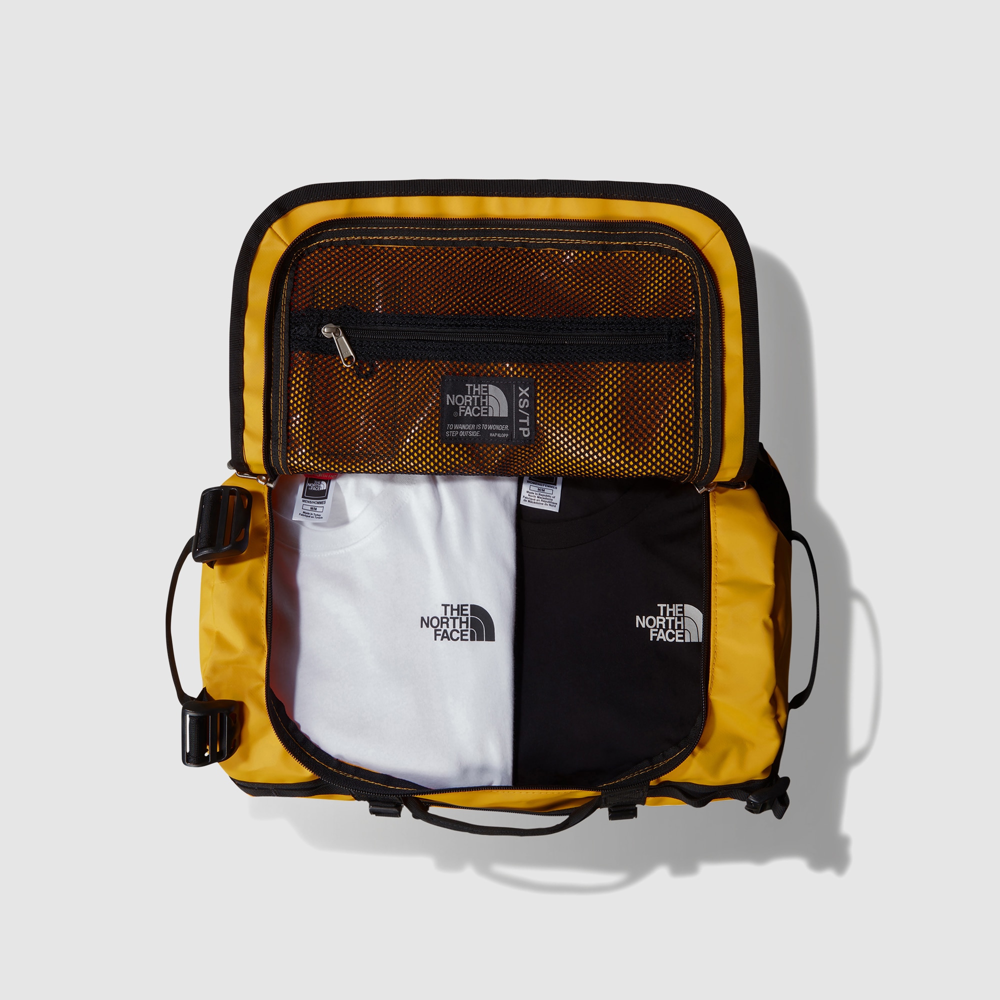Bolsa BaseCamp Duffel - XS The North Face - Amarillo / Negro Amarillo / Negro-2