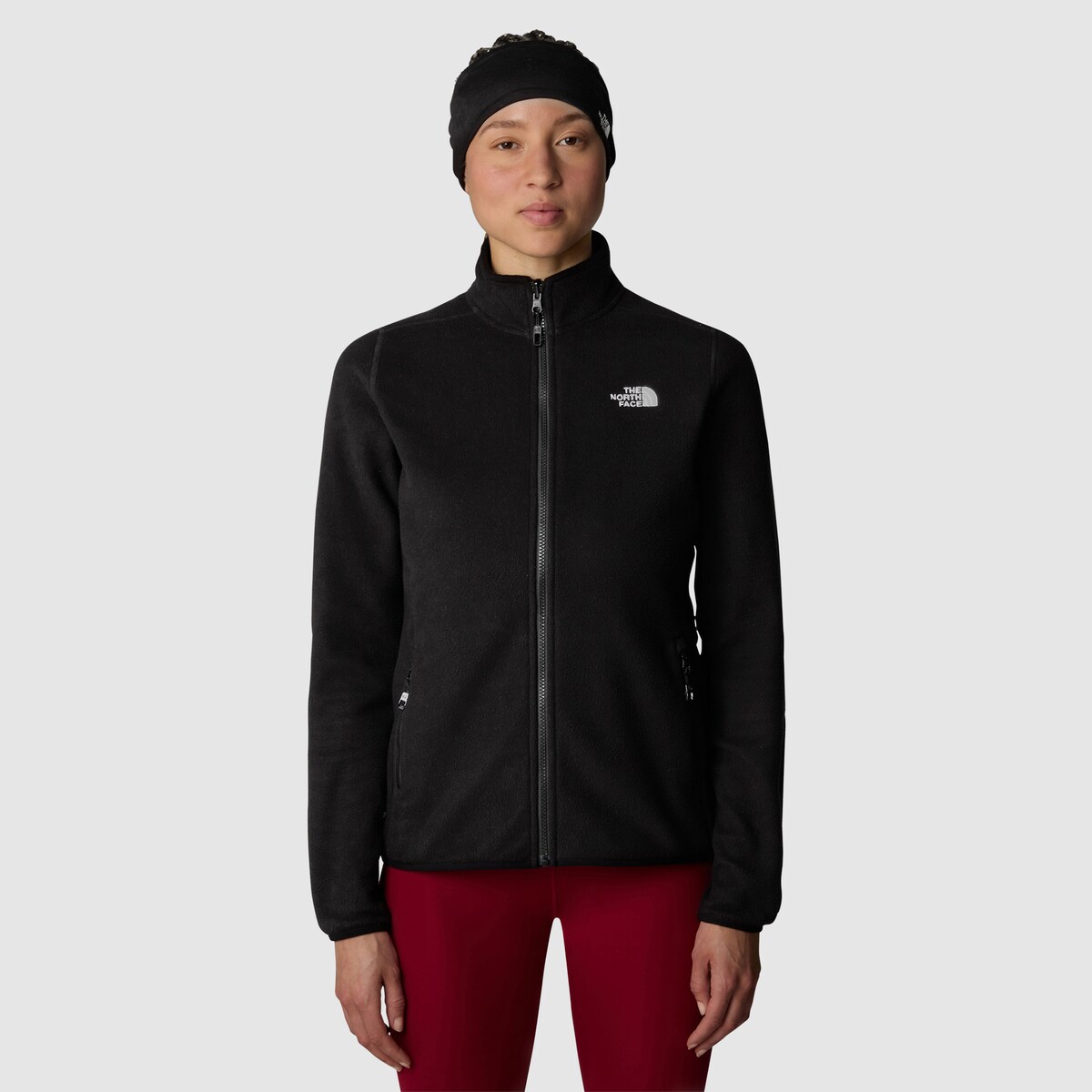 Forro polar con cremallera integral 100 de mujer Glacier The North