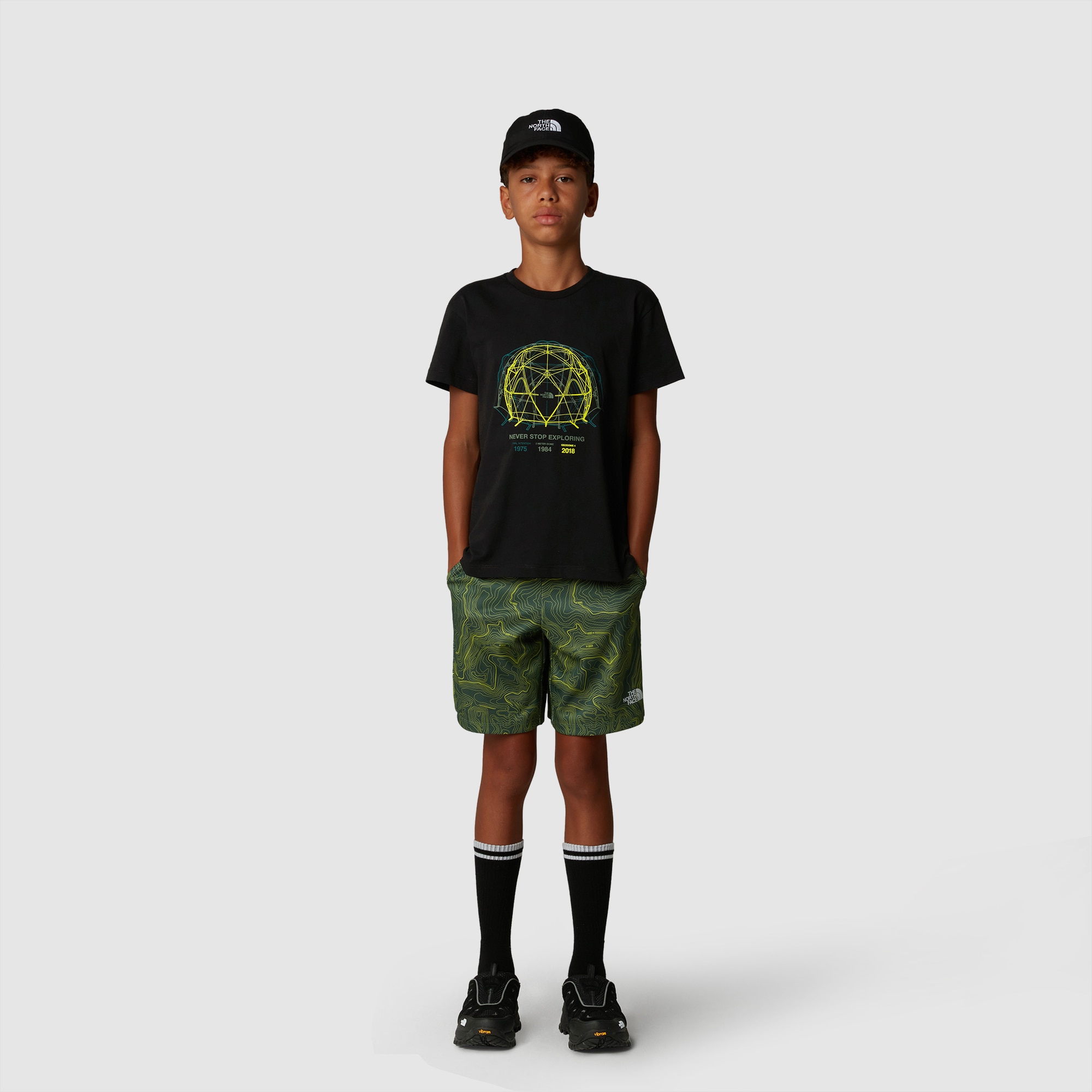 Pantalón corto para niño Never Stop The North Face - Verde Verde-2