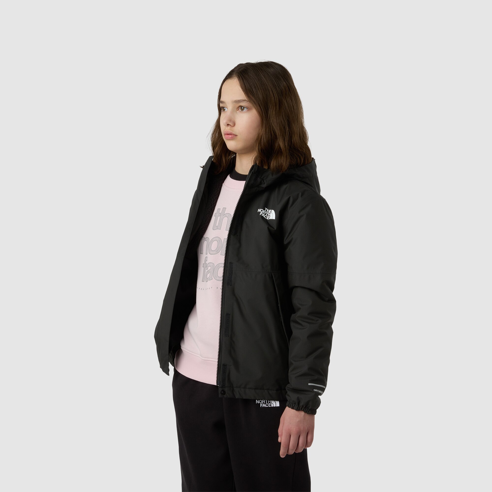 Chubasquero cálido para niño Antora The North Face - Negro Negro-4
