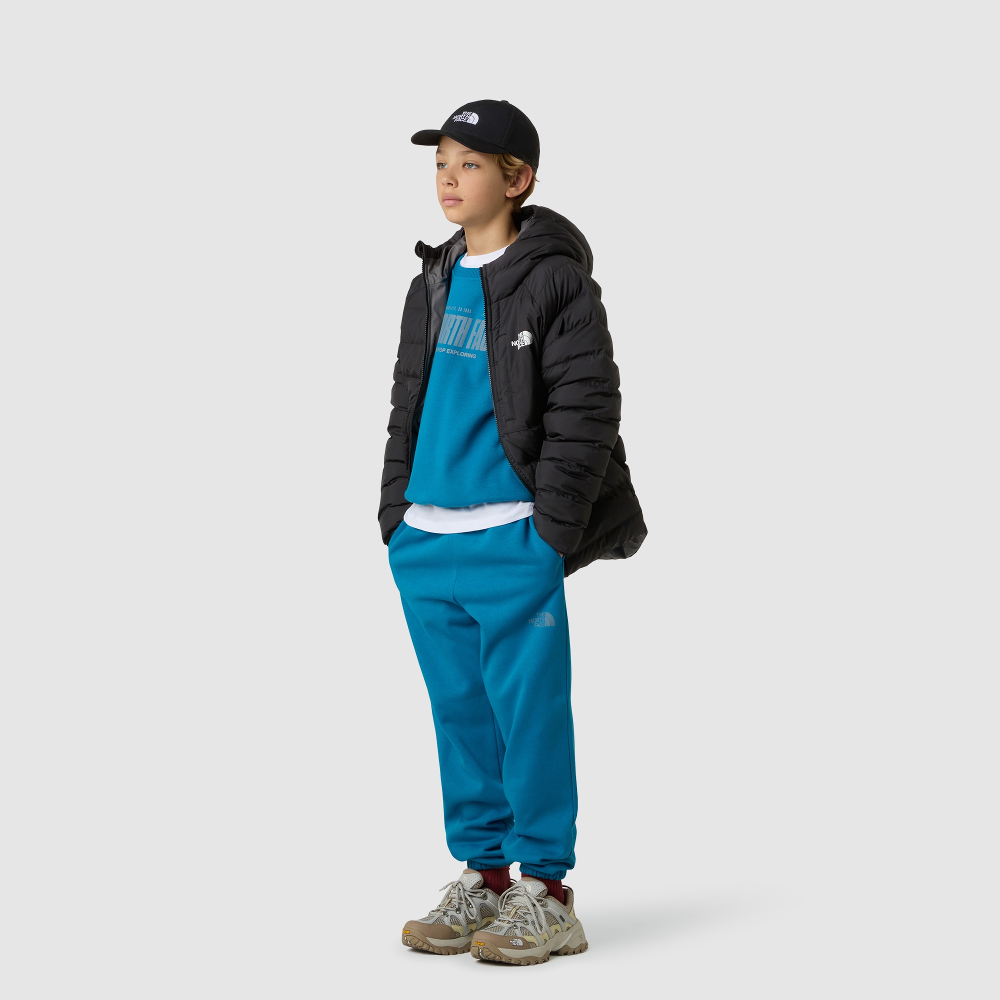 Chaqueta reversible de niños Perrito The North Face - Negro Negro-2