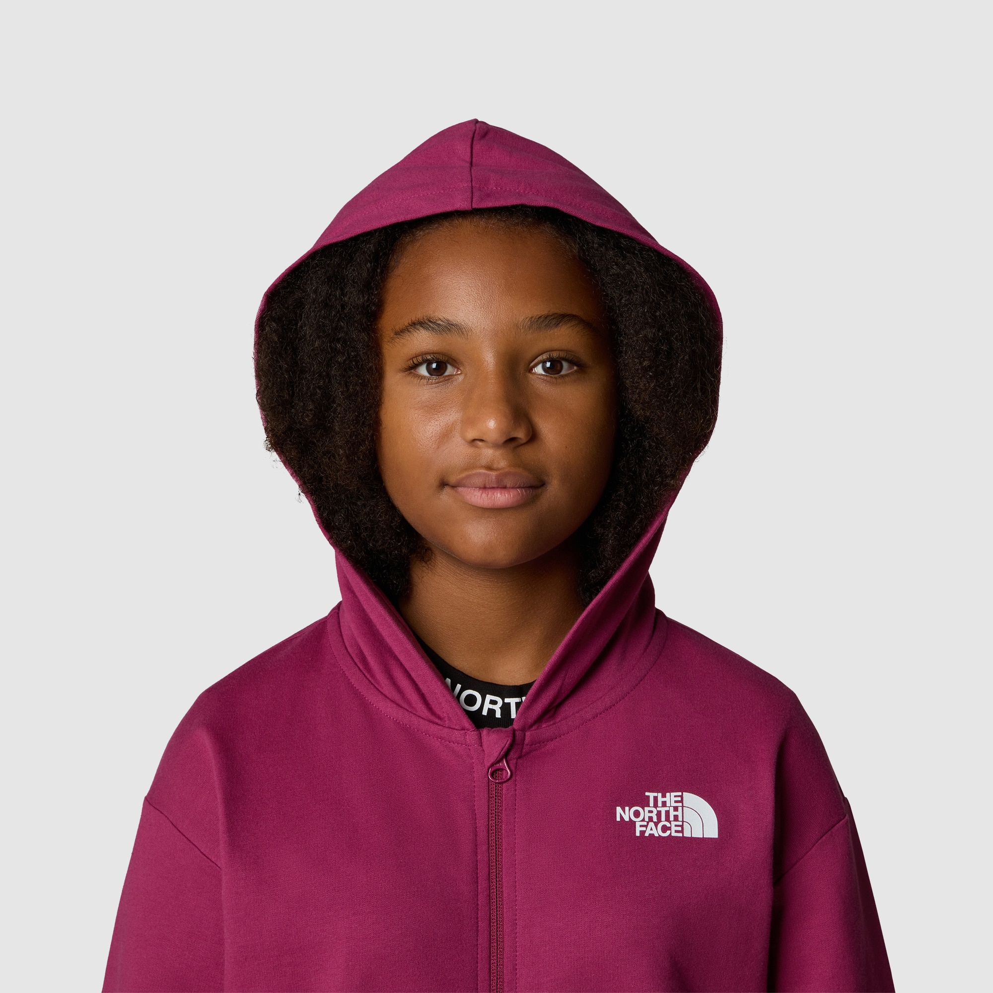 Sudaderade niños Oversized The North Face - Morado Morado-4