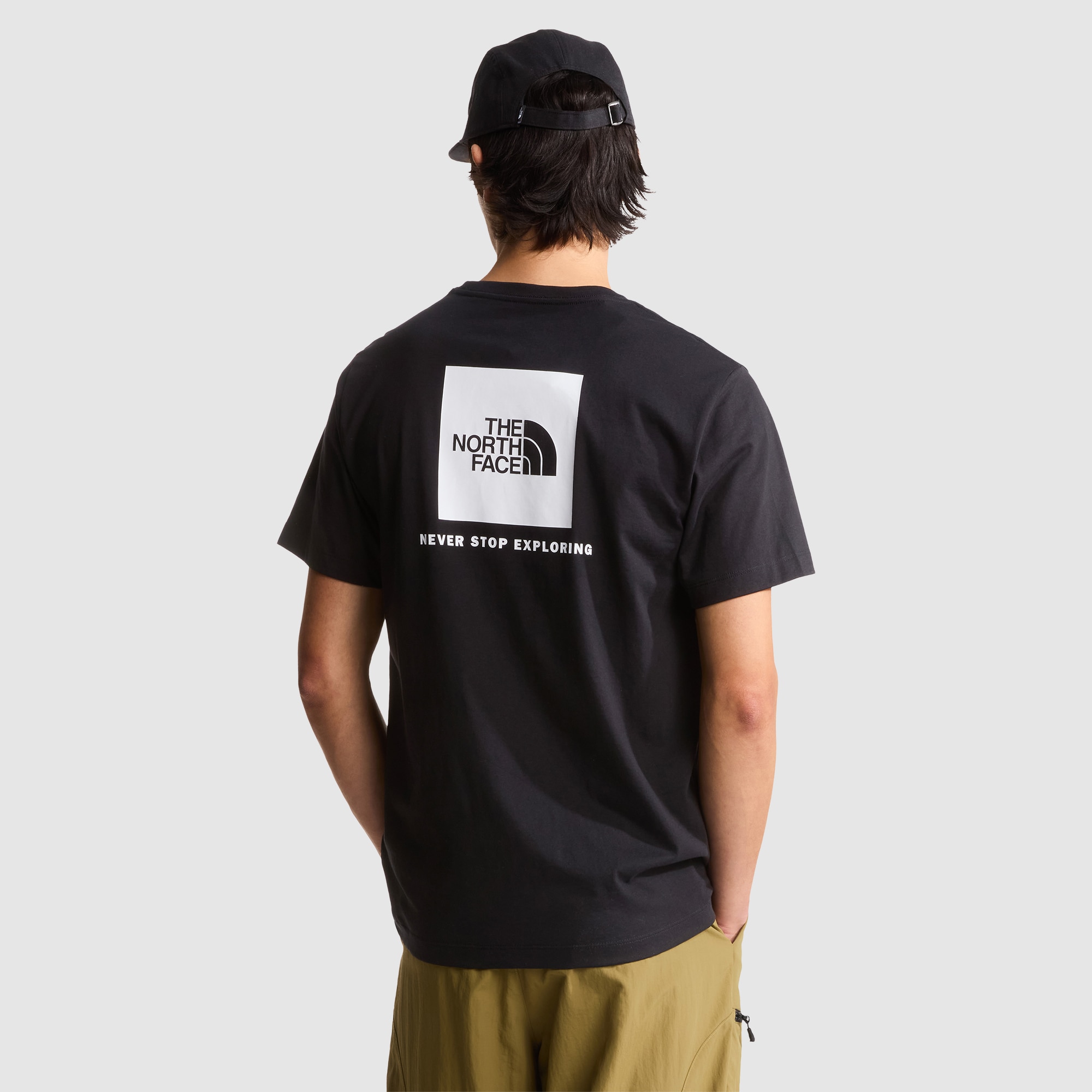 Camiseta recta para hombre NSE Box Evolution The North Face - Negro Negro-3