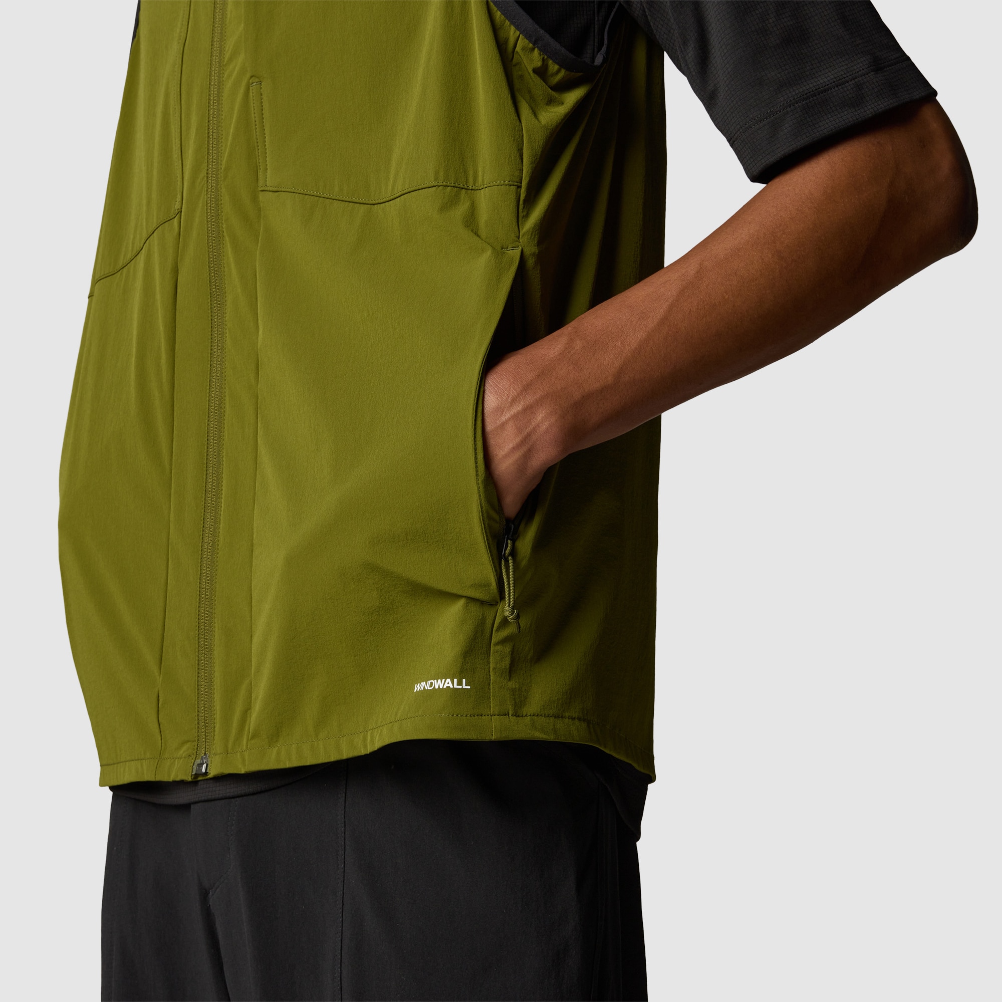 Chaleco plegable para hombre Packable The North Face - Verde Oliva Verde Oliva-6