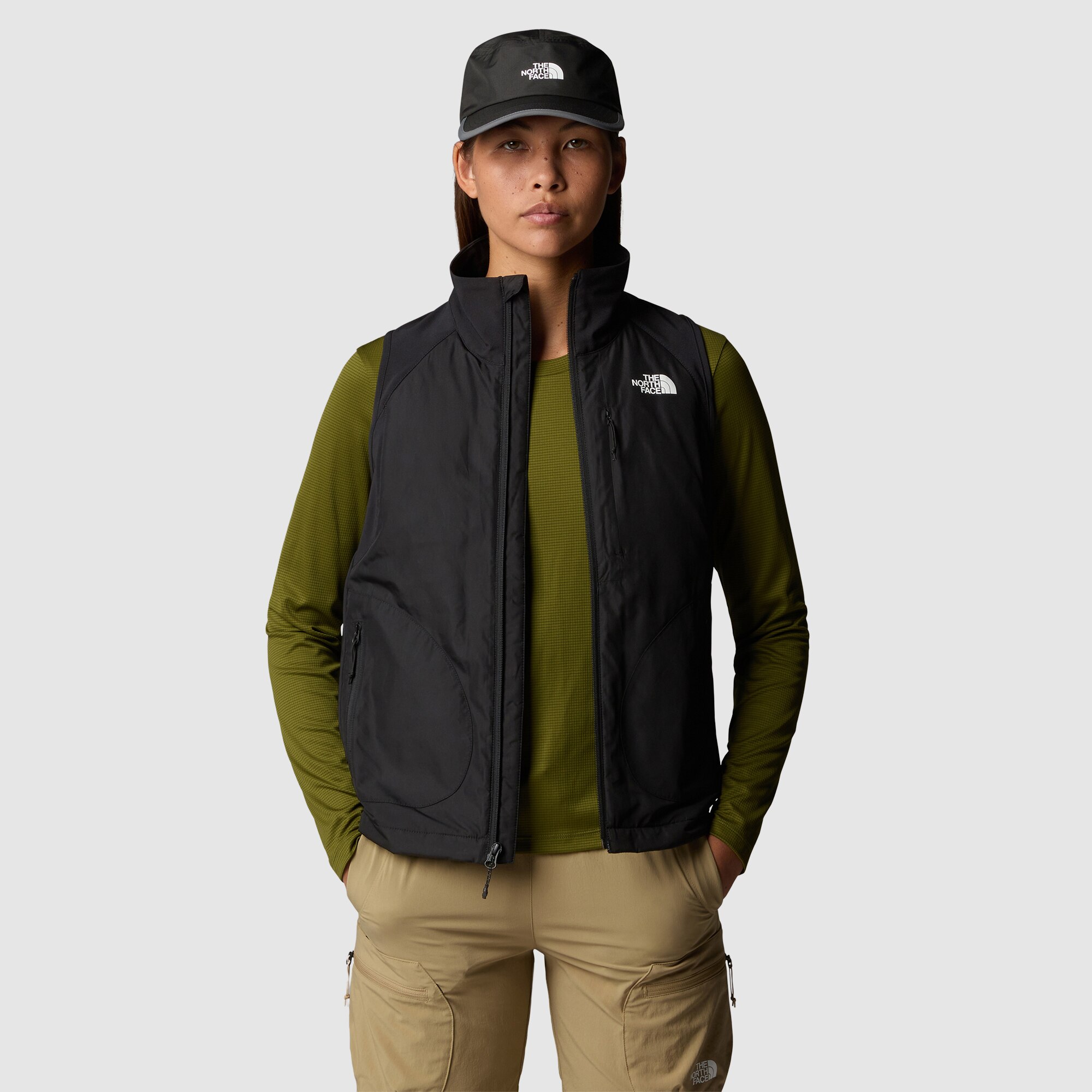 Chaleco híbrido plegable para mujer Packable The North Face - Negro Negro-4