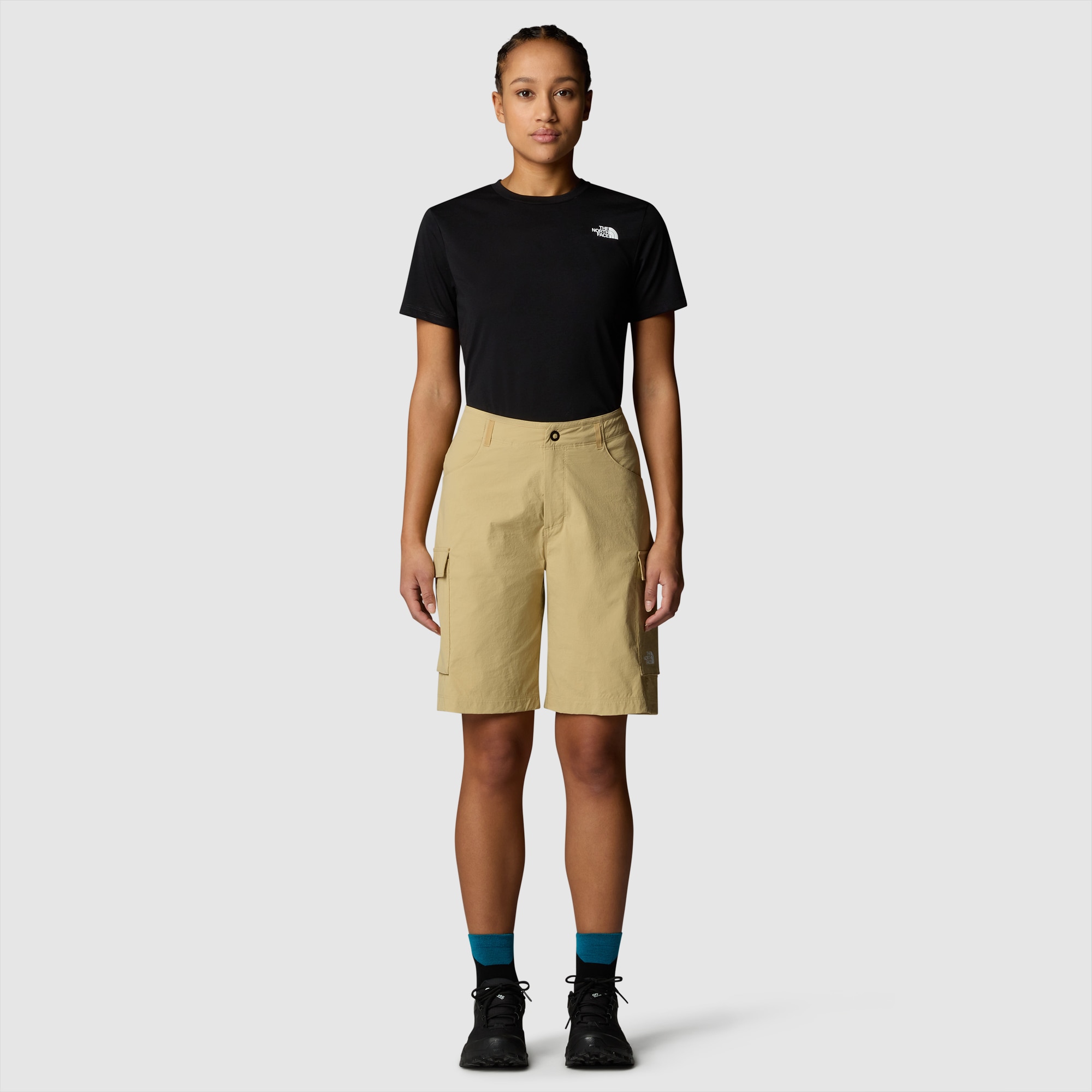 Pantalón corto de mujer Exploration The North Face - Beige Beige-2