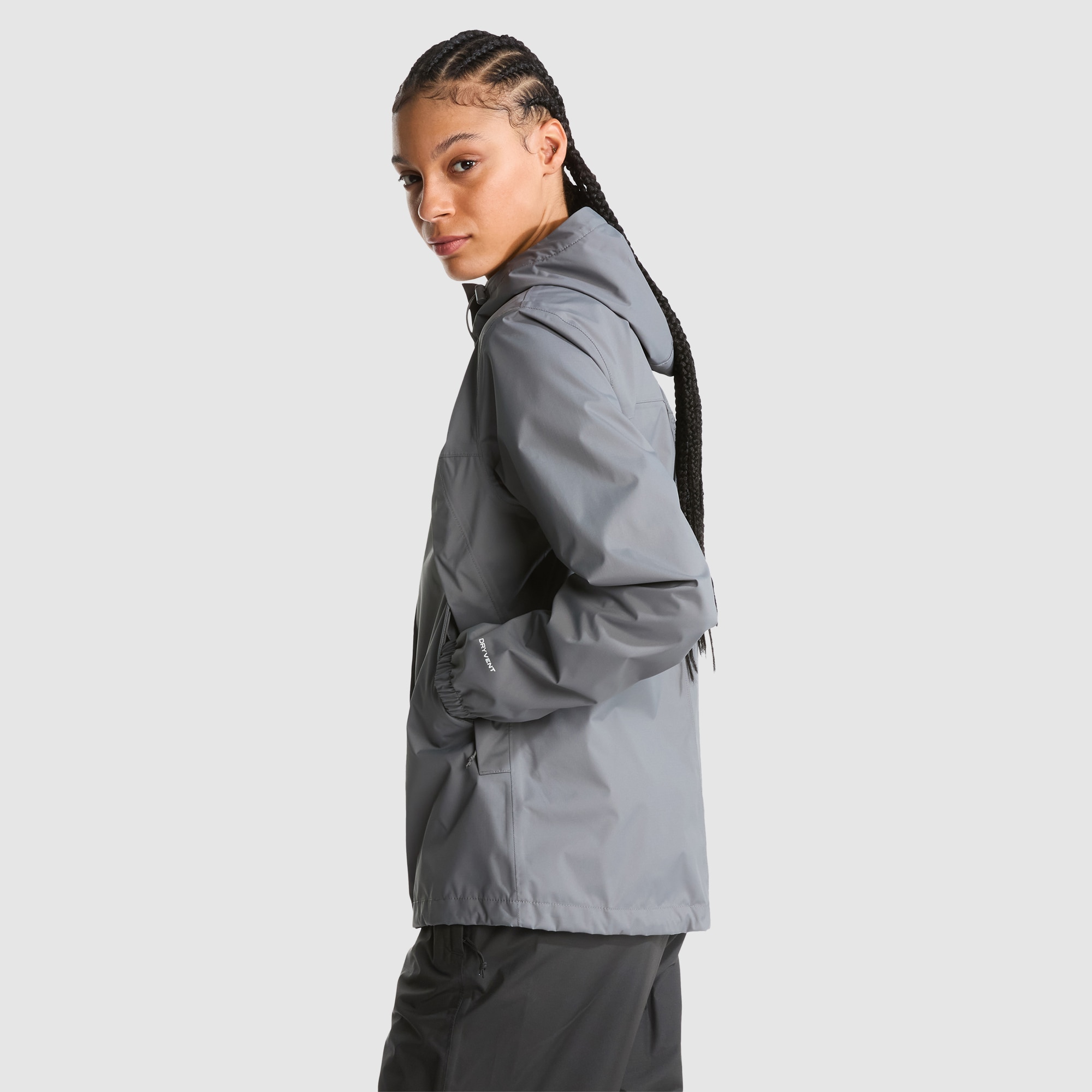 Chaqueta impermeable para mujer Antora The North Face - Gris Gris-4