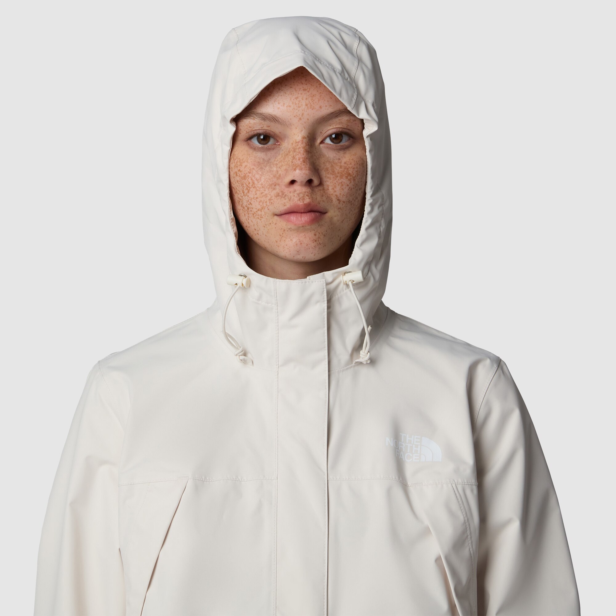 Imagen 4 de Chaqueta impermeable para mujer Antora The North Face - Blanco Blanco