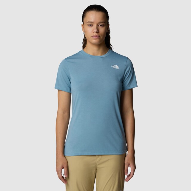 Imagen 0 de Camiseta con estampado gráfico vertical de mujer Foundation The North Face