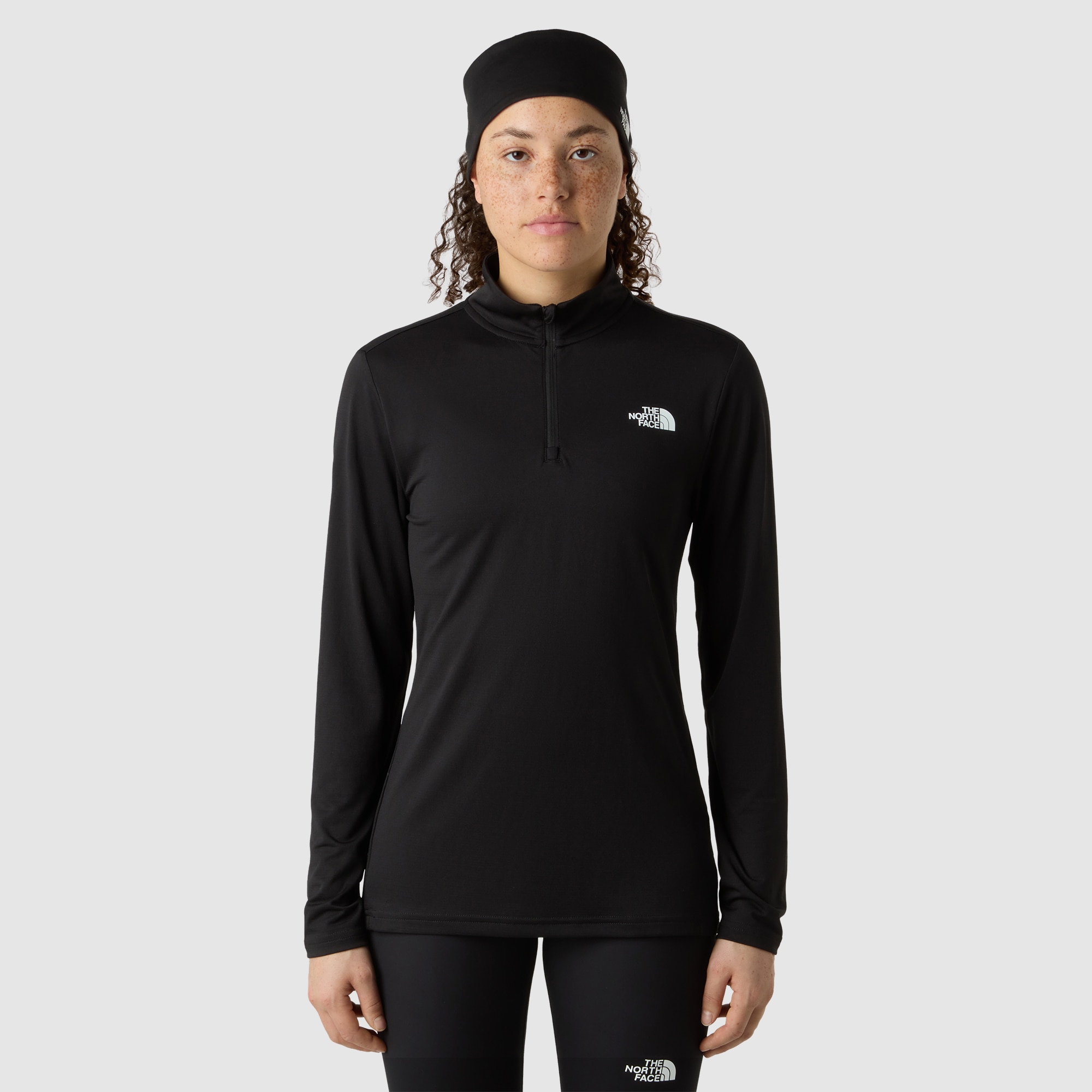 Imagen 0 de Camiseta de 1/4 de mujer Flex Slim The North Face Negro