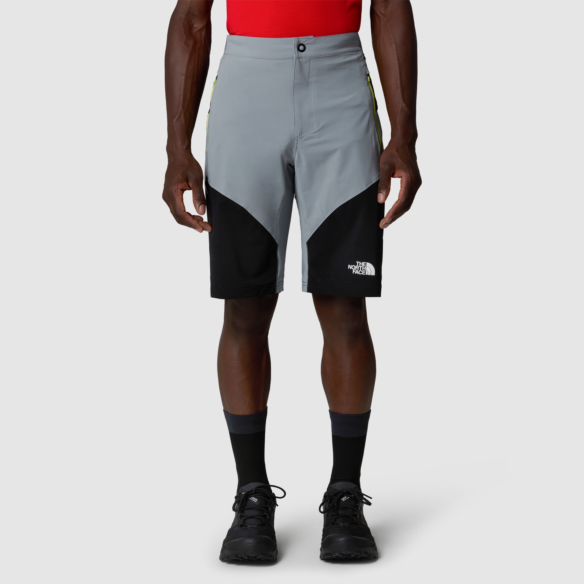 Imagen 0 de Pantalón corto de corte slim tapered para hombre Felk The North Face Gris / Negro