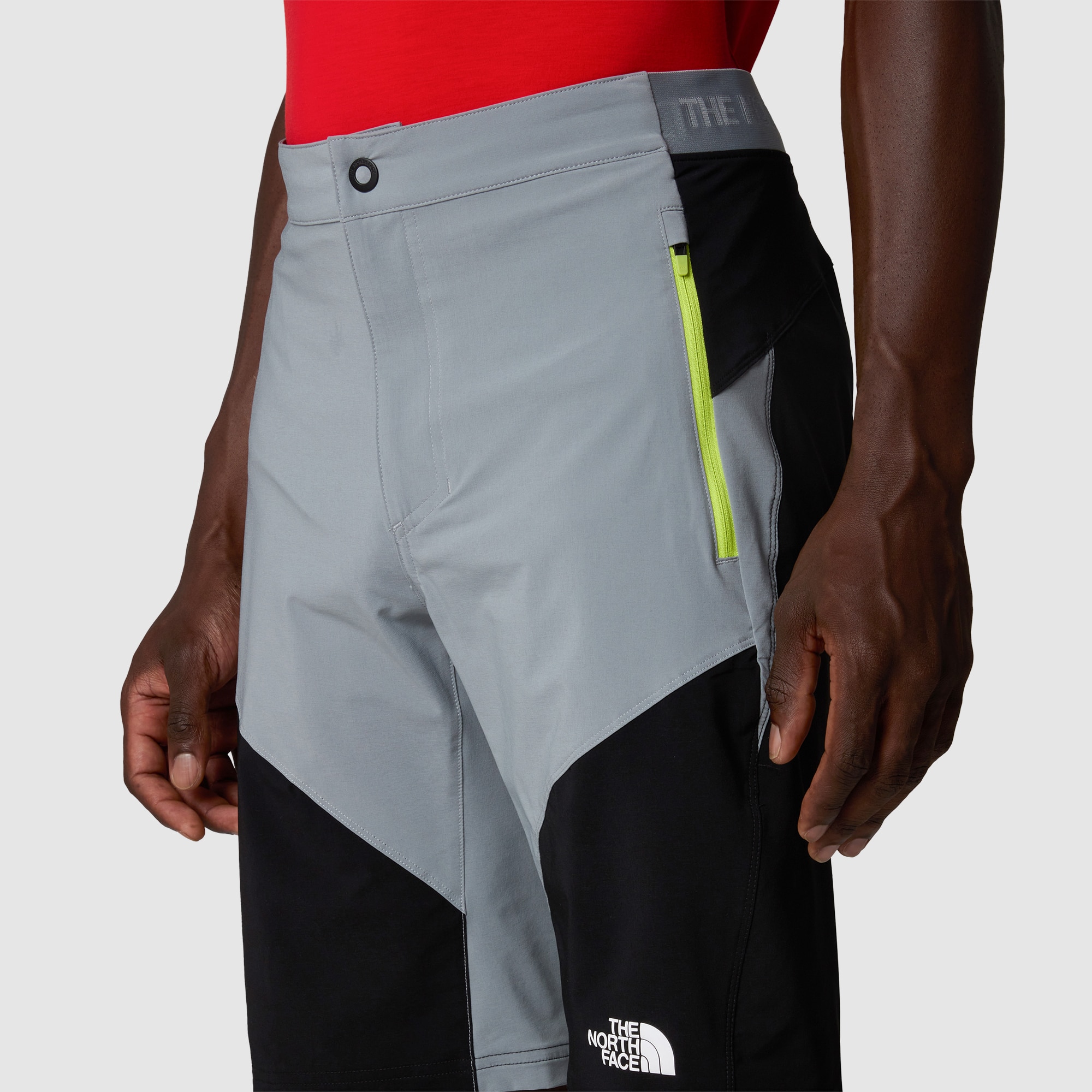 Pantalón corto de corte slim tapered para hombre Felk The North Face - Gris / Negro Gris / Negro-7