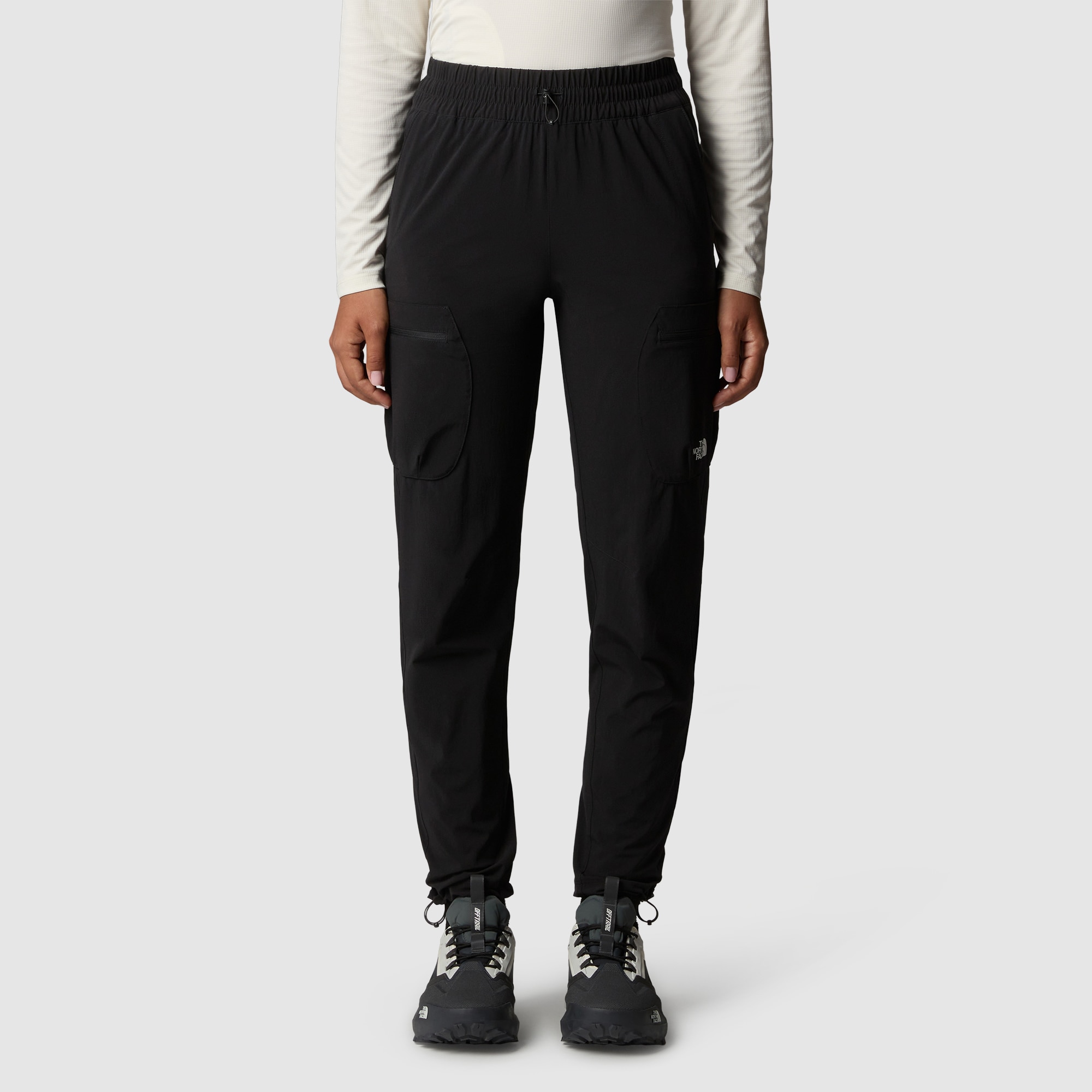 Pantalón de chándal plegable recto de corte regular para mujer Packable The North Face - Negro Negro-1