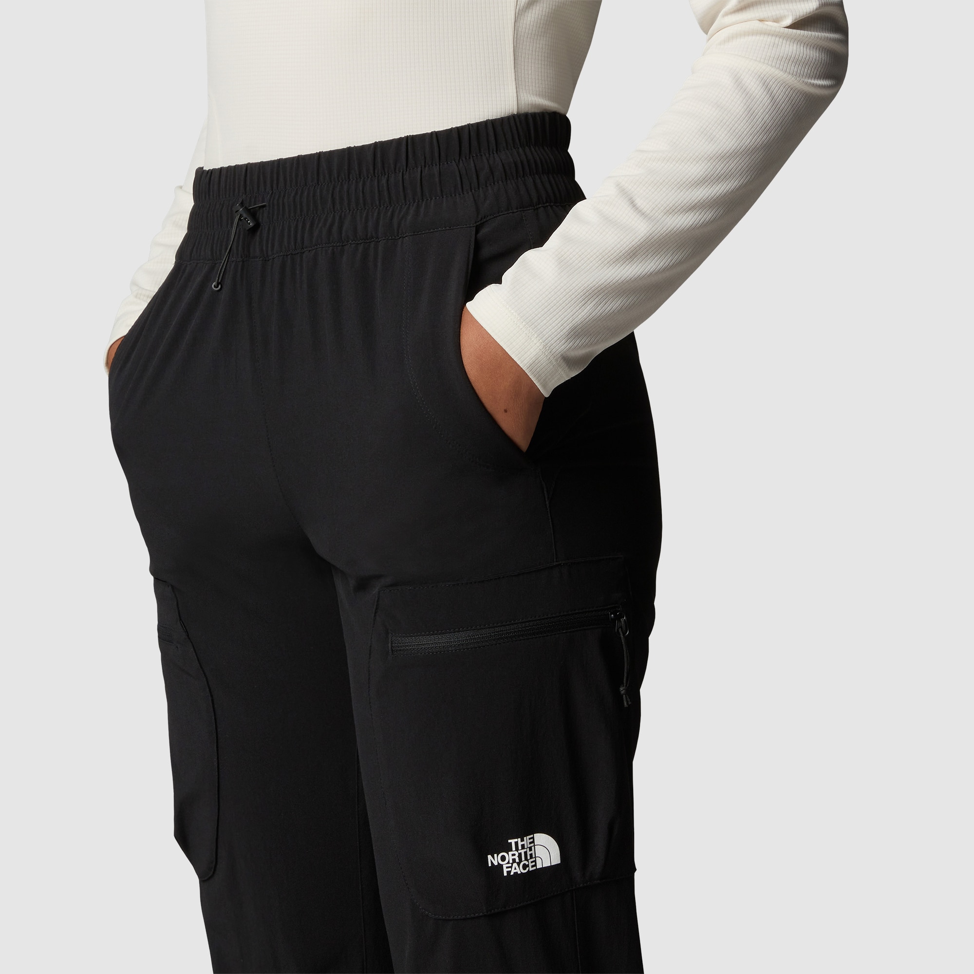 Pantalón de chándal plegable recto de corte regular para mujer Packable The North Face - Negro Negro-4