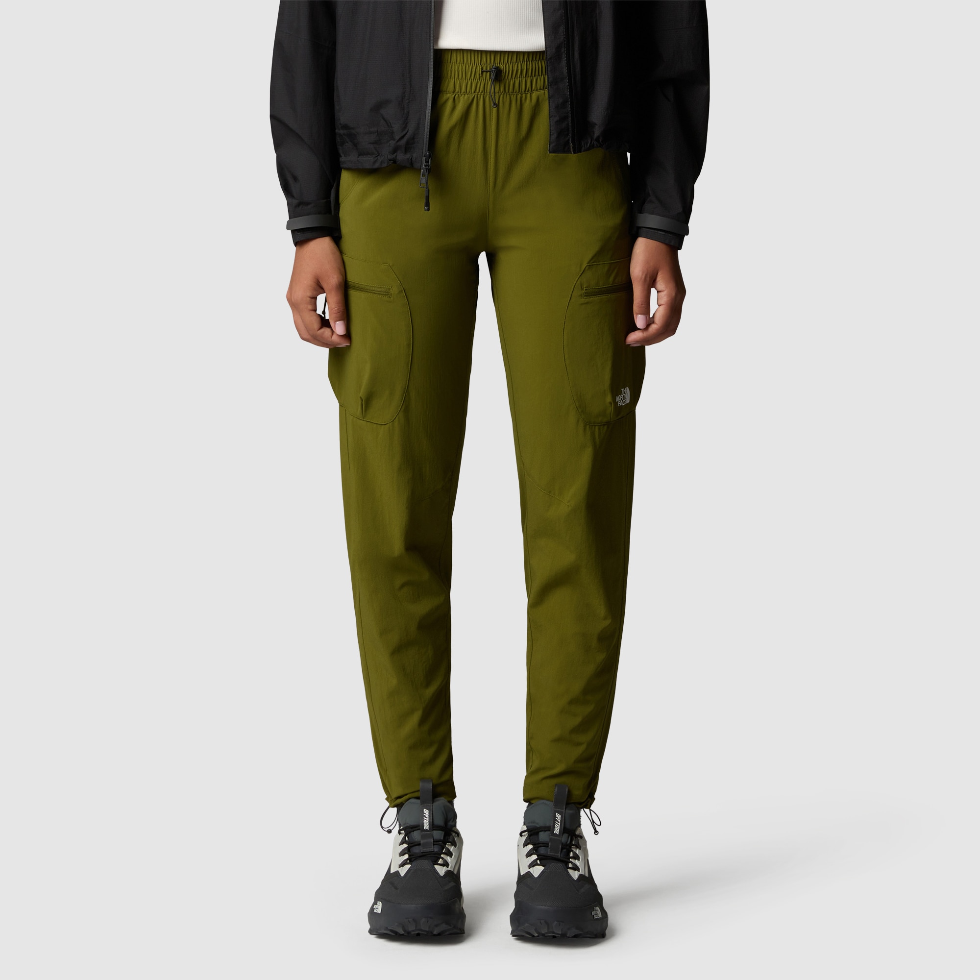Pantalón de chándal plegable recto de corte regular para mujer Packable The North Face - Verde Oliva Verde Oliva-1