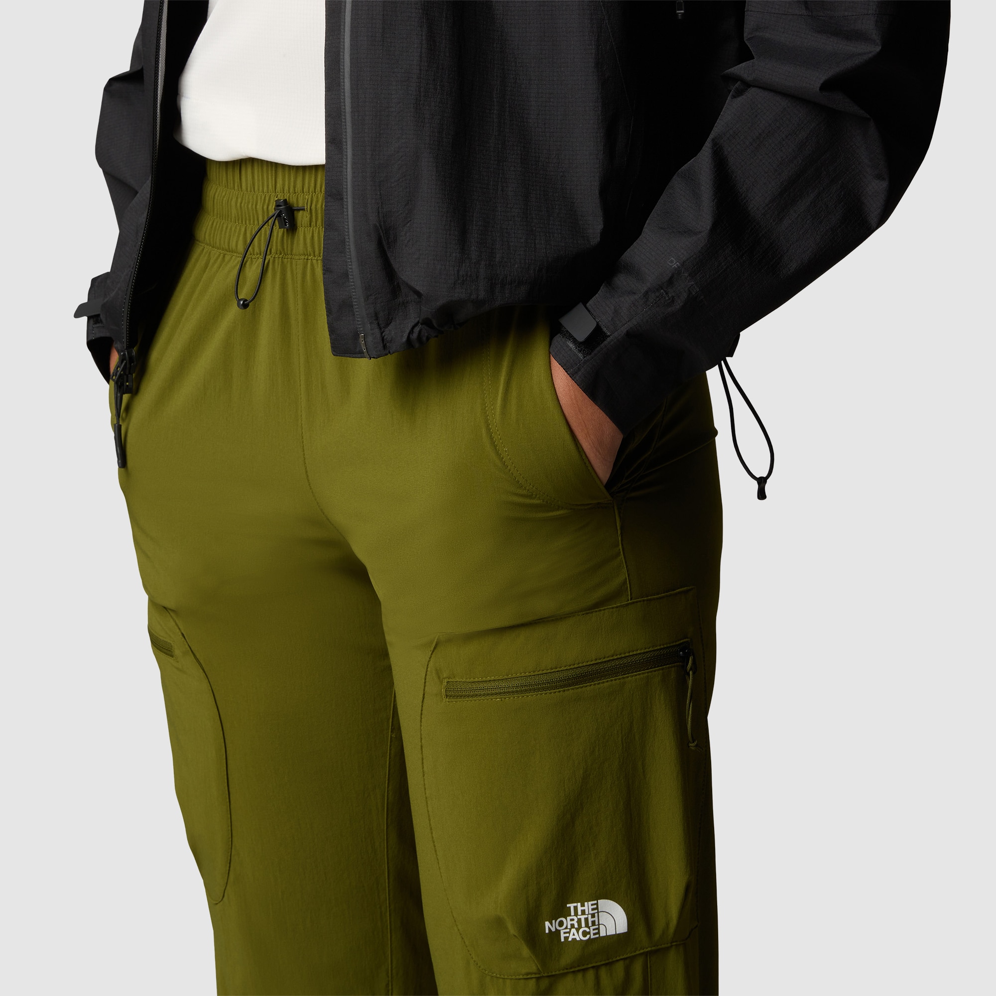 Pantalón de chándal plegable recto de corte regular para mujer Packable The North Face - Verde Oliva Verde Oliva-4