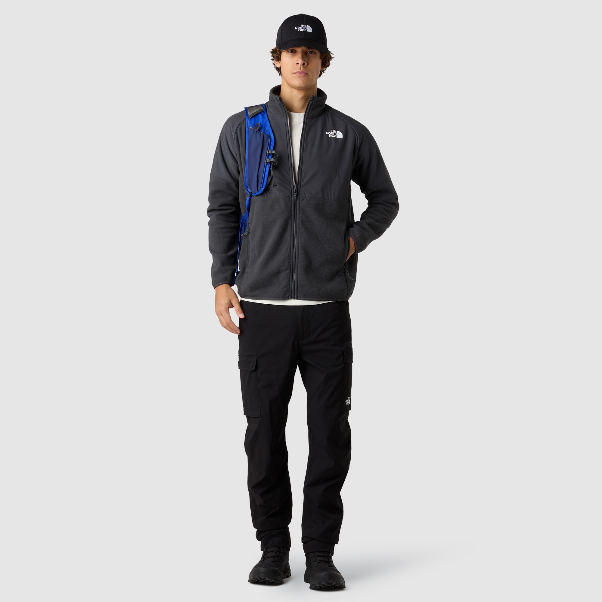Forro polar de peso grueso de hombre Glacier The North Face - Gris Gris-2
