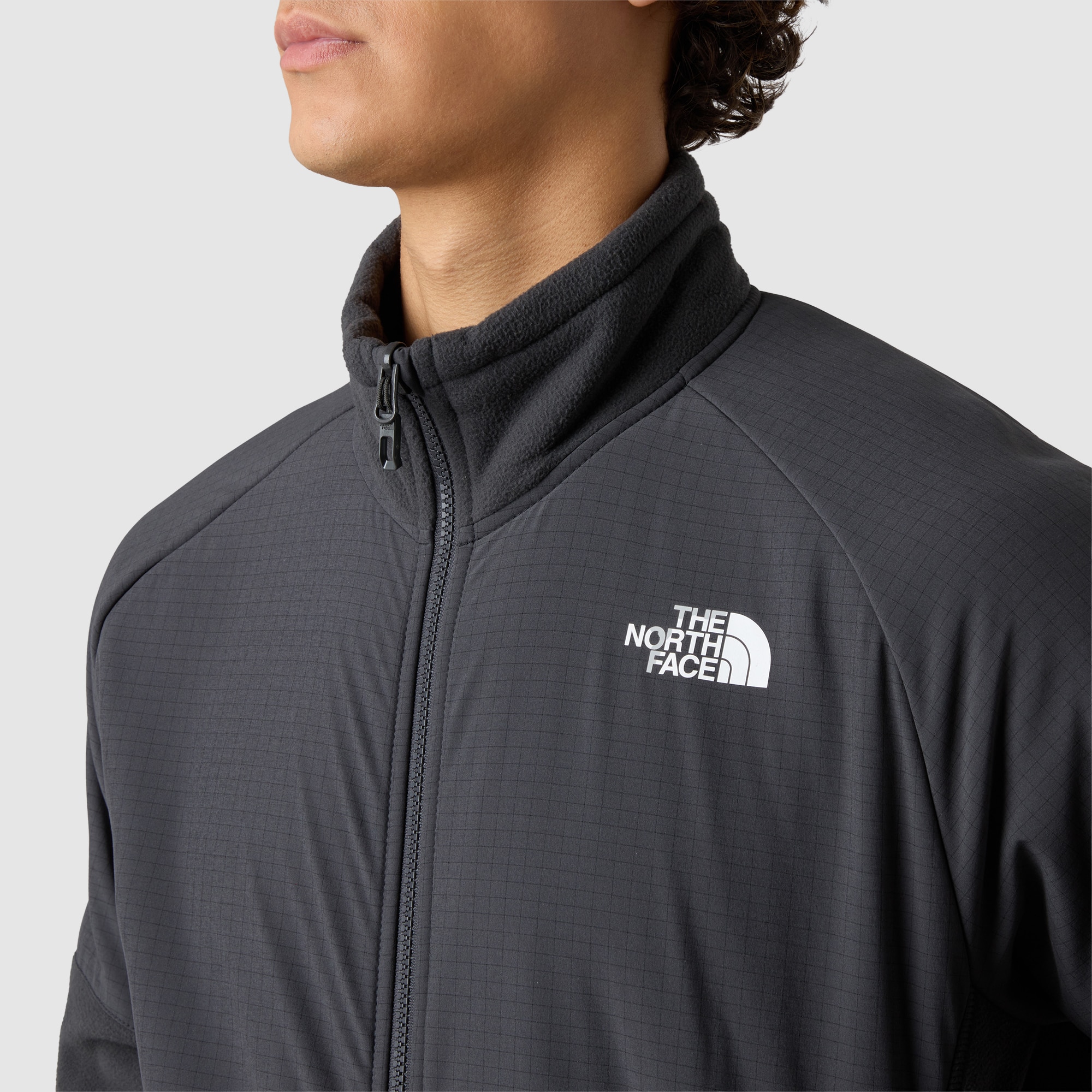 Forro polar de peso grueso de hombre Glacier The North Face - Gris Gris-4