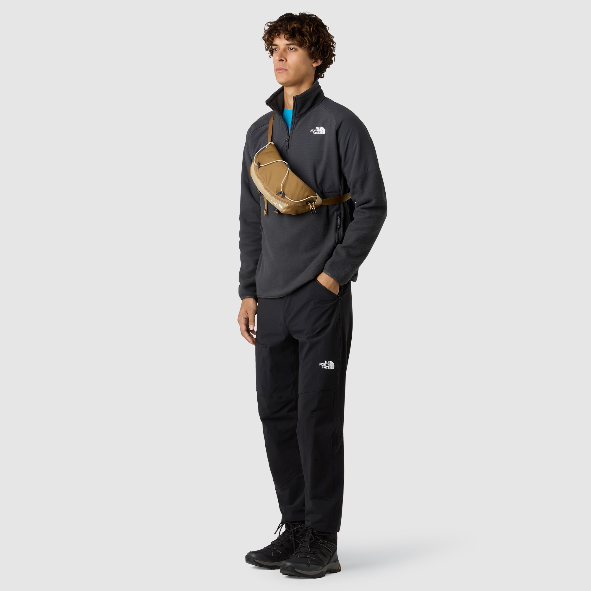 Forro polar de peso grueso con media cremallera de hombre Glacier The North Face - Gris Gris-2