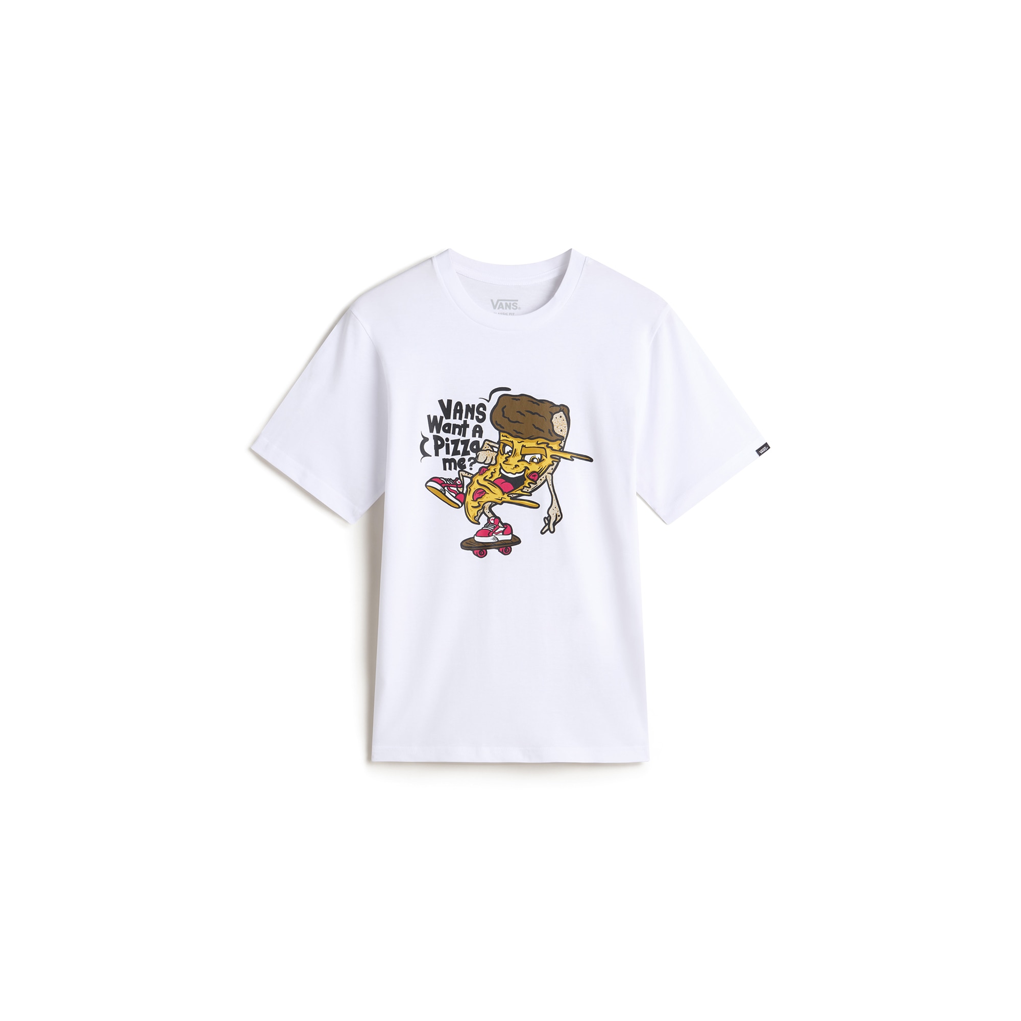 Imagen 0 de Camiseta de niños Pizza me Vans Blanco