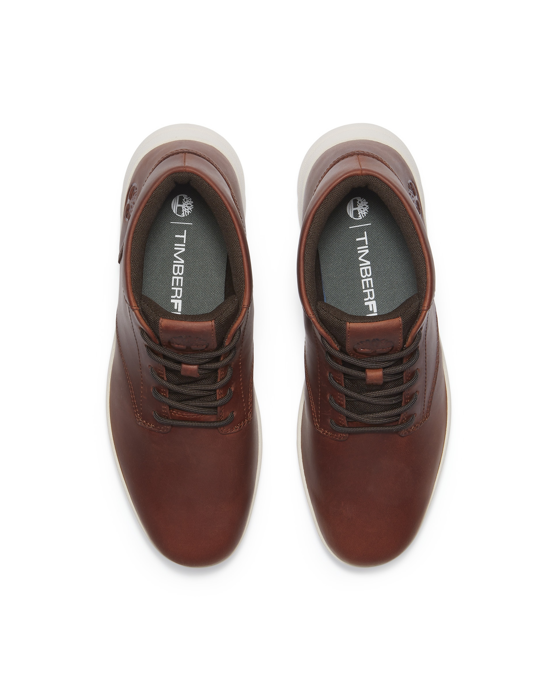 Zapatillas de caña media de hombre en cuero premium ultra confortables - Timberland - Marrón Marrón-3
