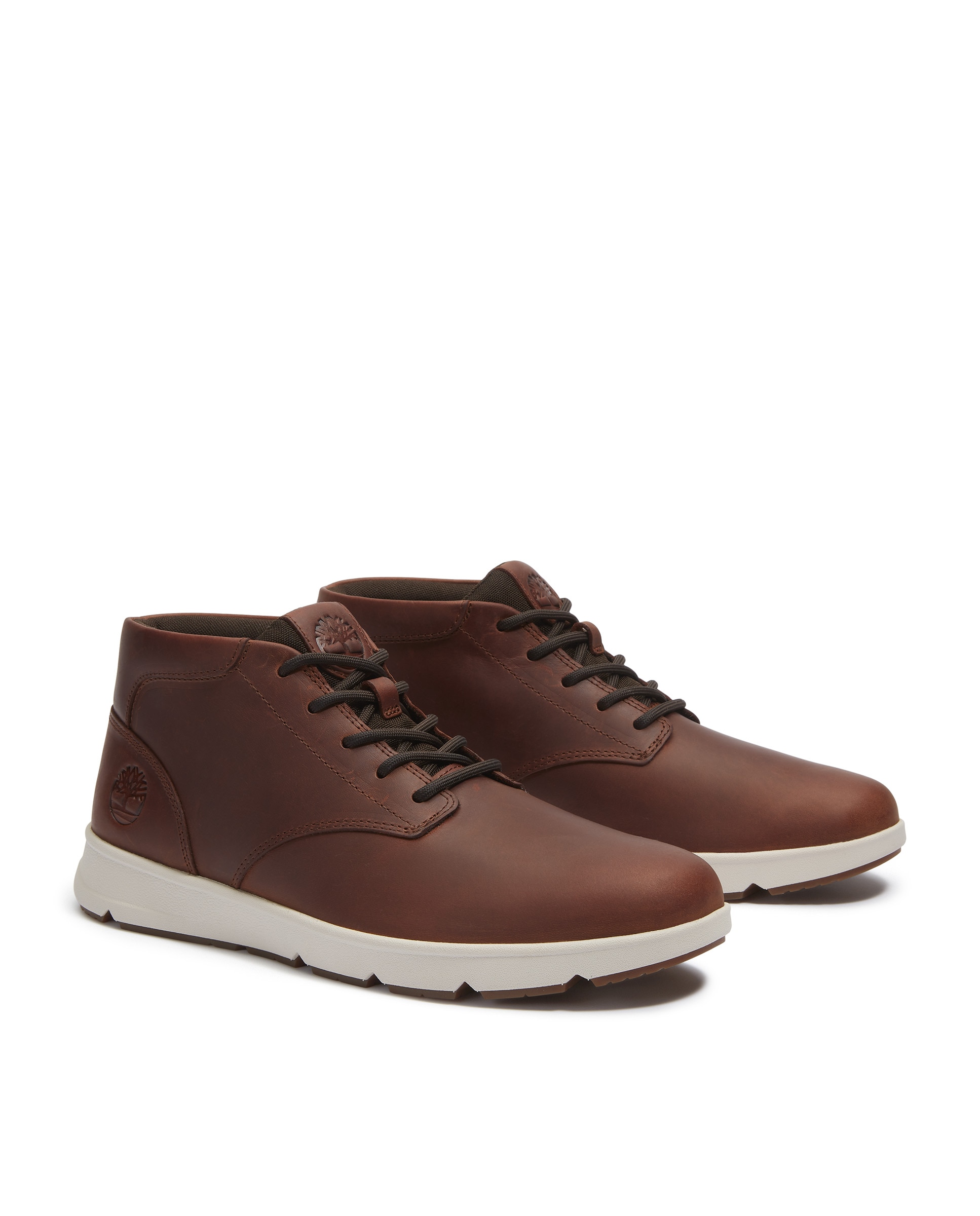 Zapatillas de caña media de hombre en cuero premium ultra confortables - Timberland - Marrón Marrón-4