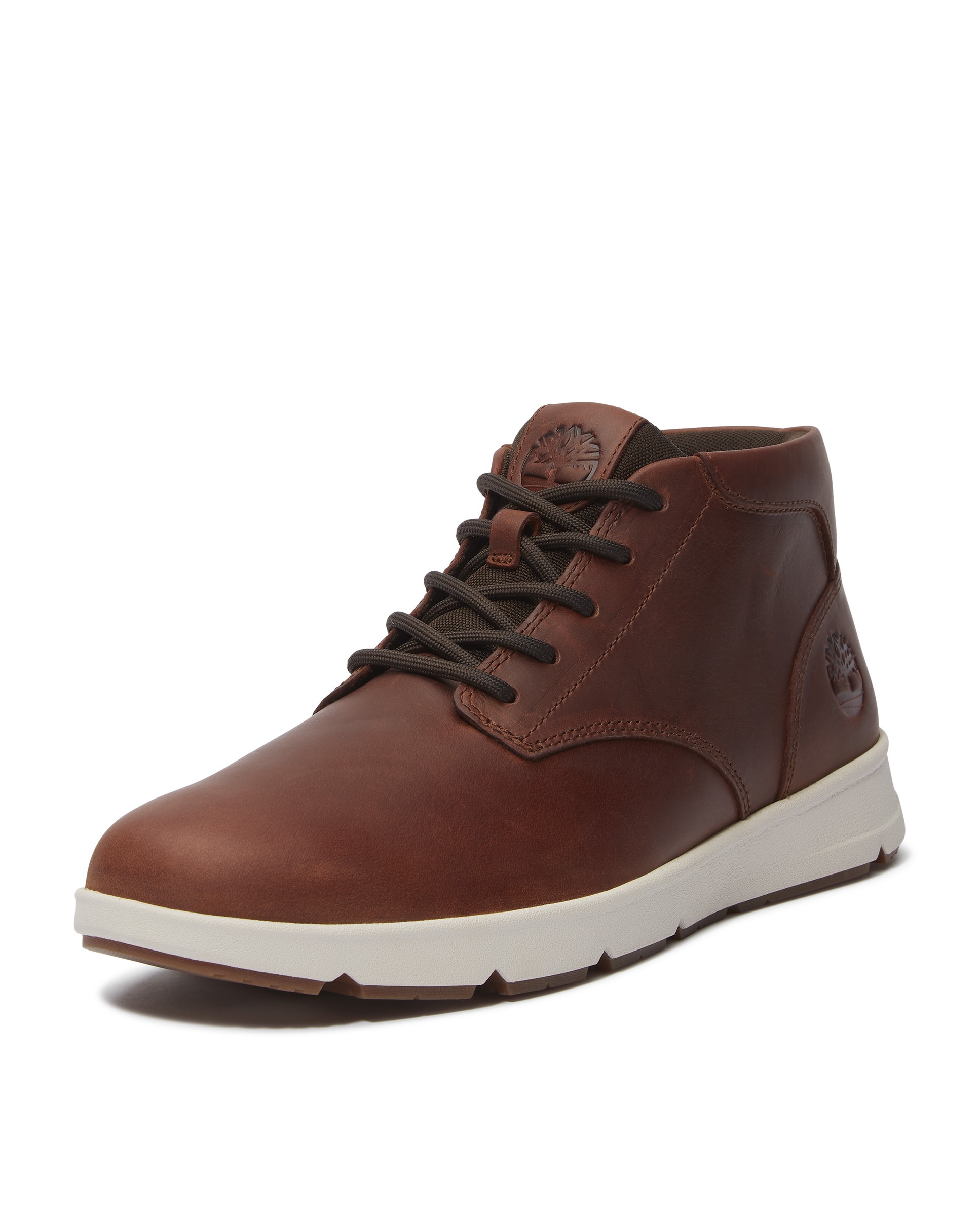 Zapatillas de caña media de hombre en cuero premium ultra confortables - Timberland - Marrón Marrón-8