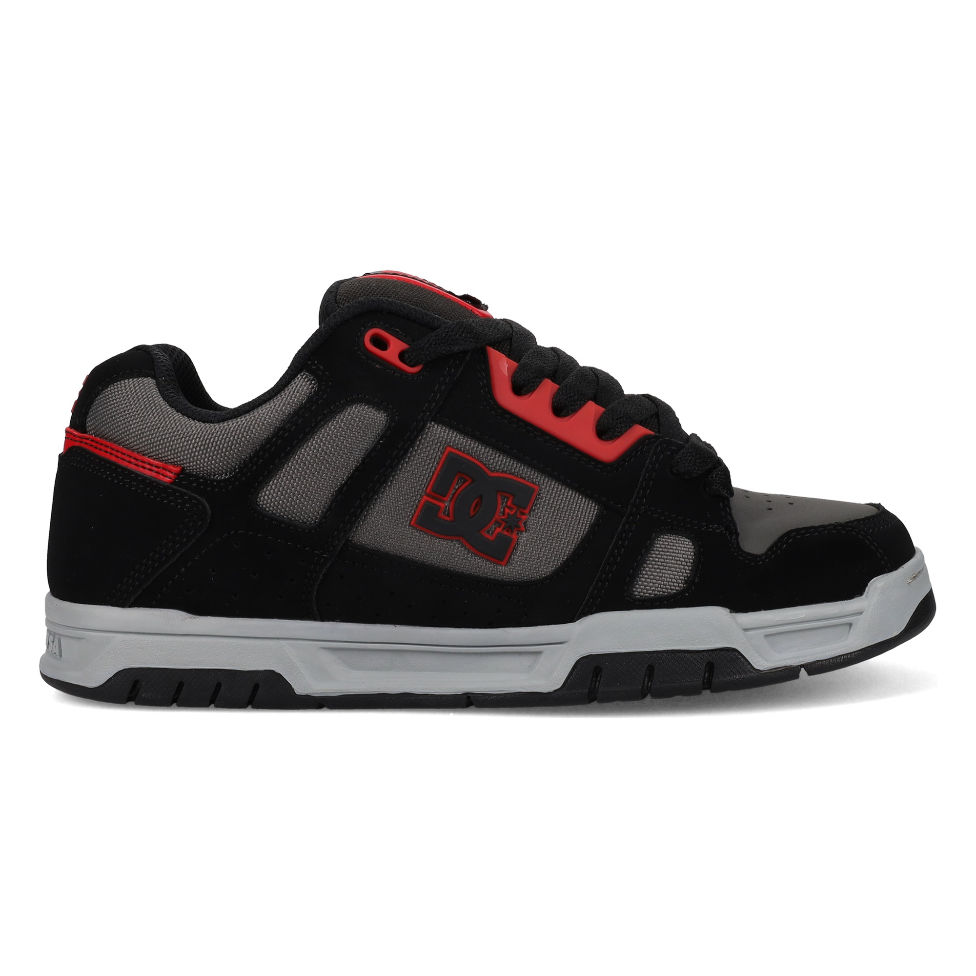 DC Shoes Zapatillas de hombre Stag Negro / Gris