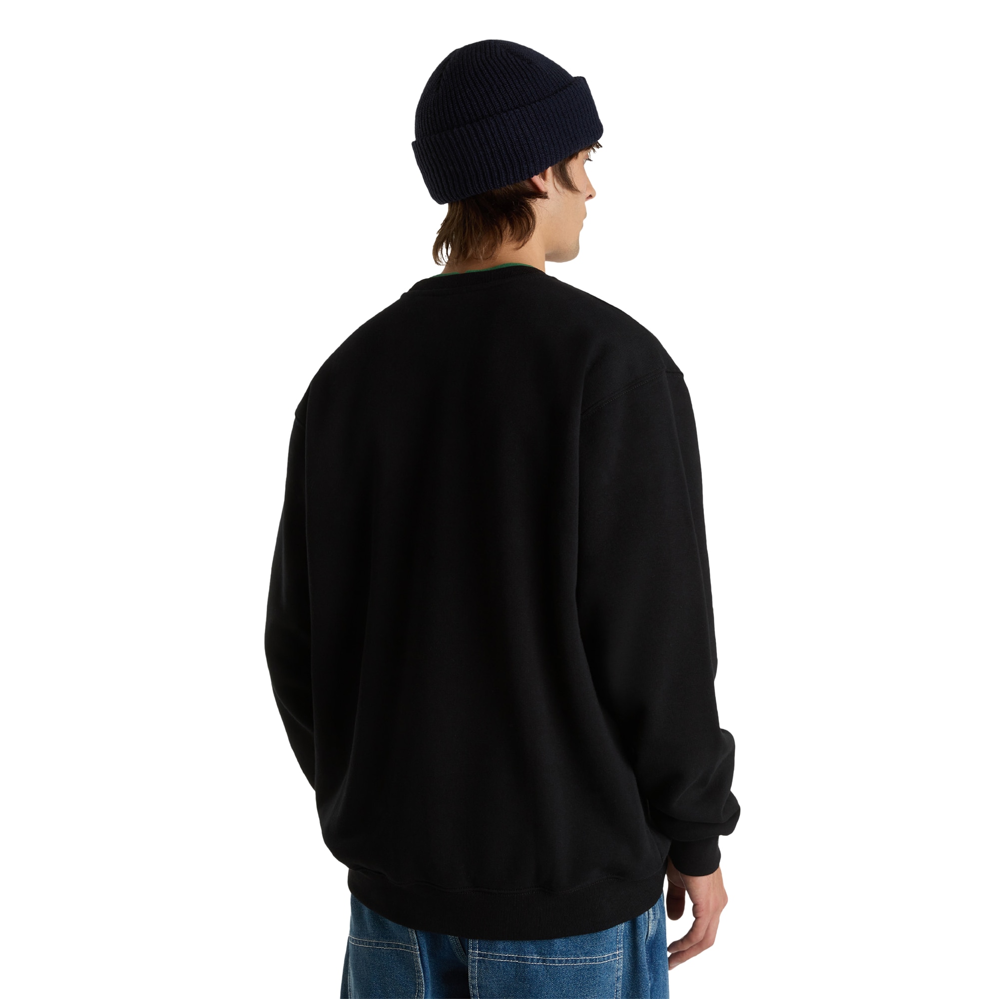 Sudadera de hombre Left Chest II Crew Vans - Negro Negro-5