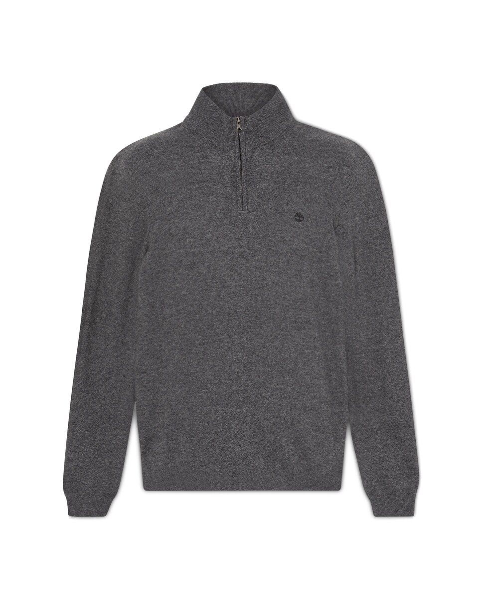 Jersey de hombre de lana merina con media cremallera · Timberland