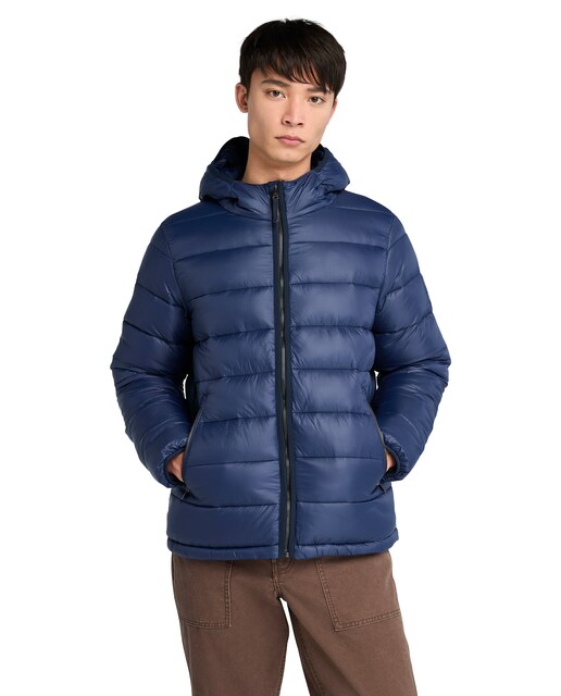 Imagen 0 de Plumífero acolchado de hombre con capucha repelente al agua