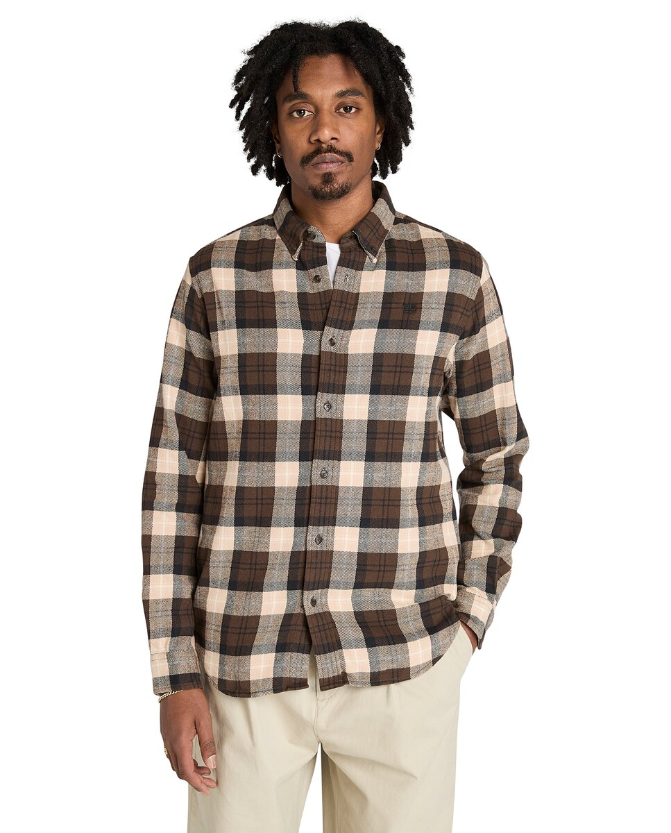 Camisa de hombre de franela corte regular a cuadros · Timberland