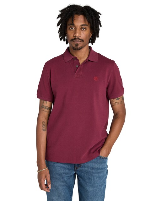 Imagen 0 de Polo de piqué de hombre corte recto de manga corta