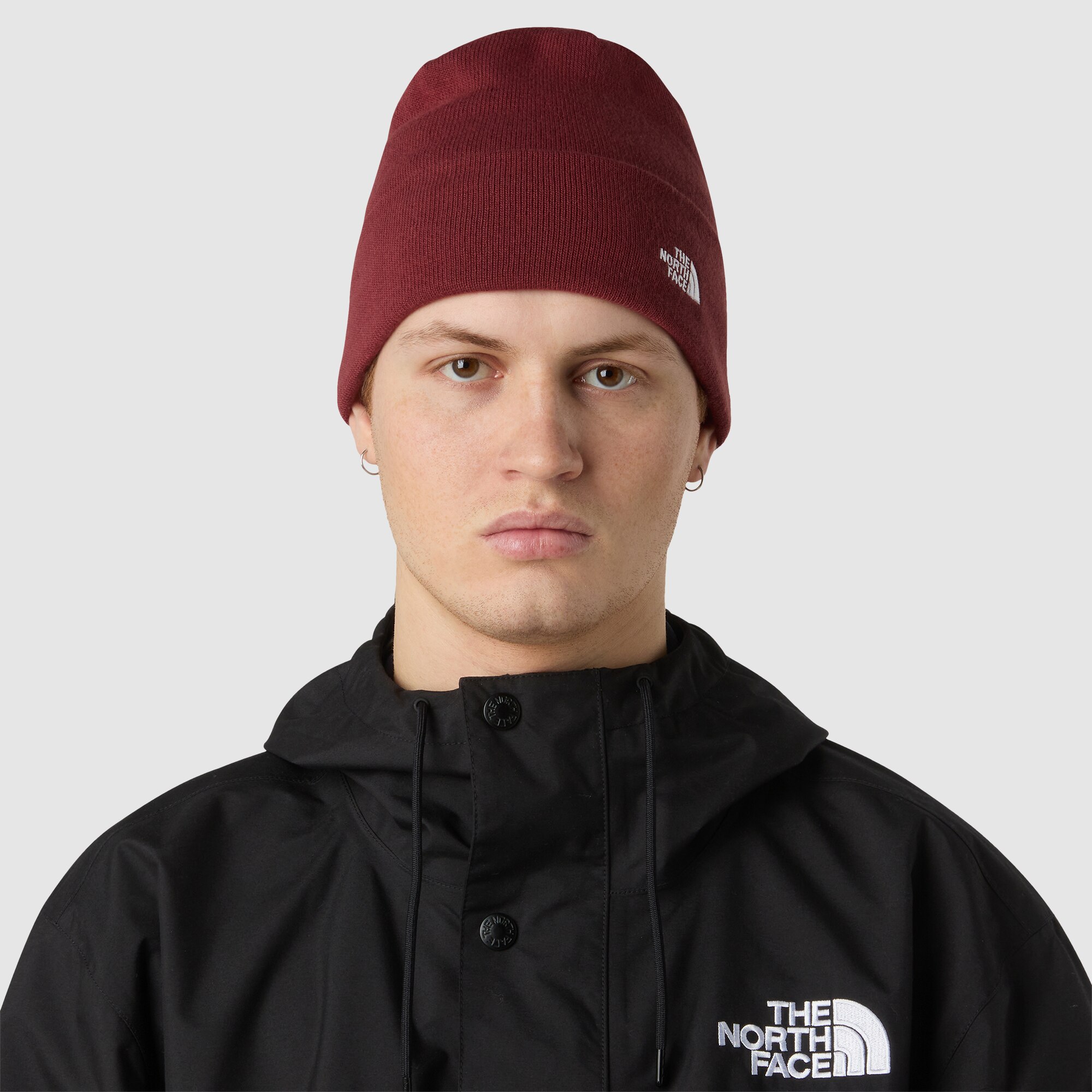 Gorro de hombre Norm The North Face - Burdeos Burdeos-3