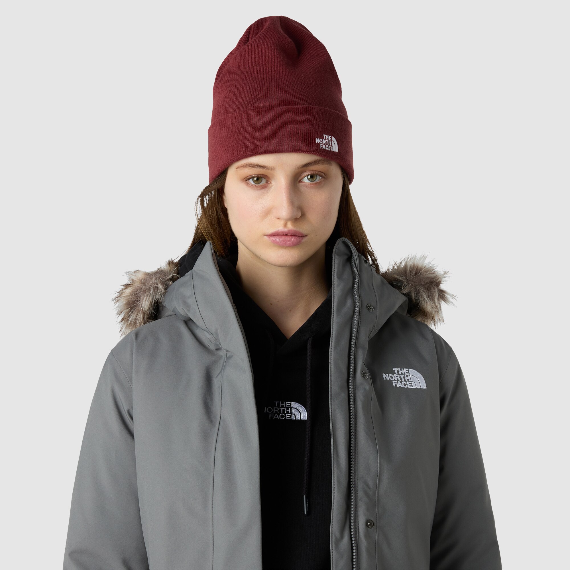 Gorro de hombre Norm The North Face - Burdeos Burdeos-5