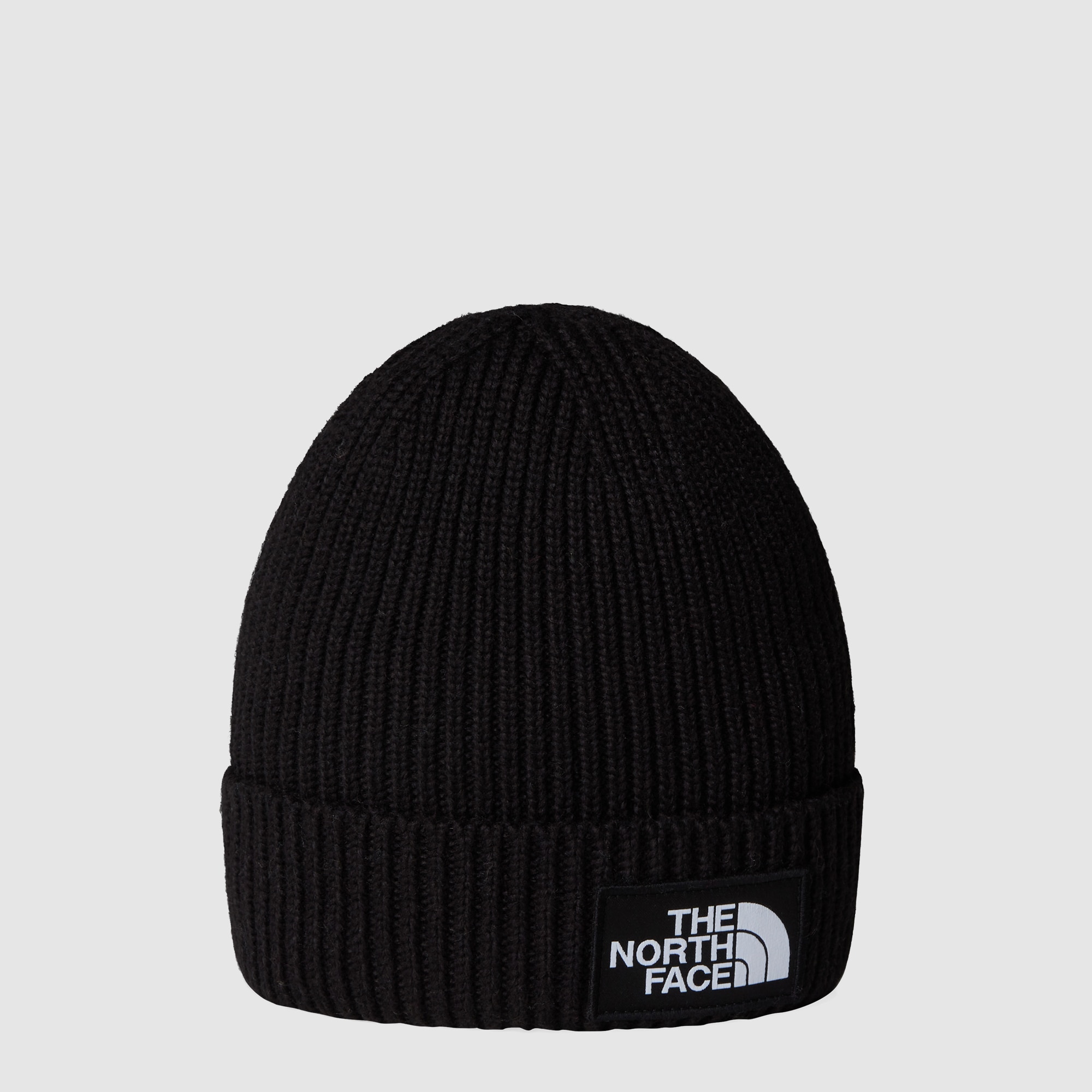 The North Face - Gorro con borde y logotipo de TNF encuadrado de niños The North Face.