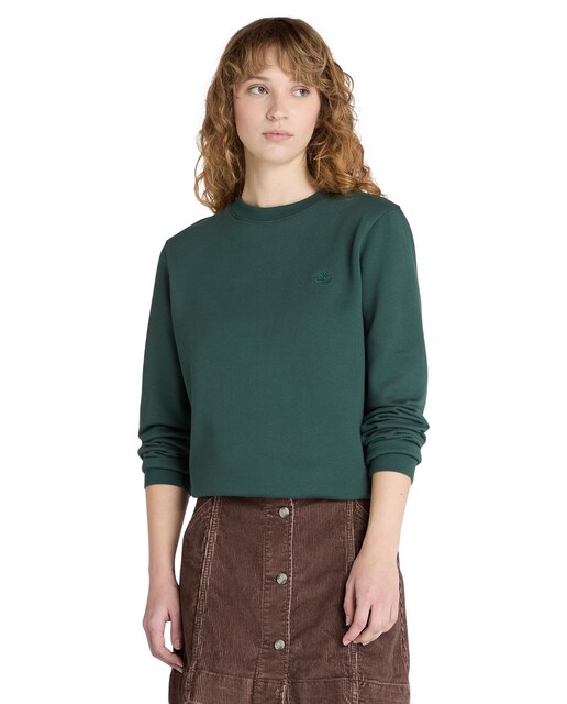 Imagen 0 de Sudadera de cuello redondo de mujer con reverso cepillado