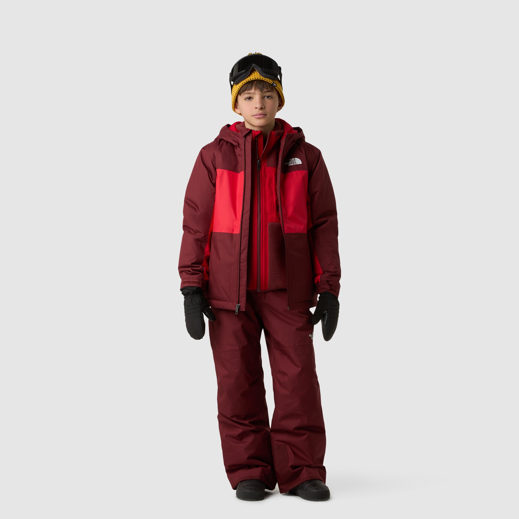 Chaqueta con aislamiento térmico de niños Freedom The North Face - Marrón Marrón-2