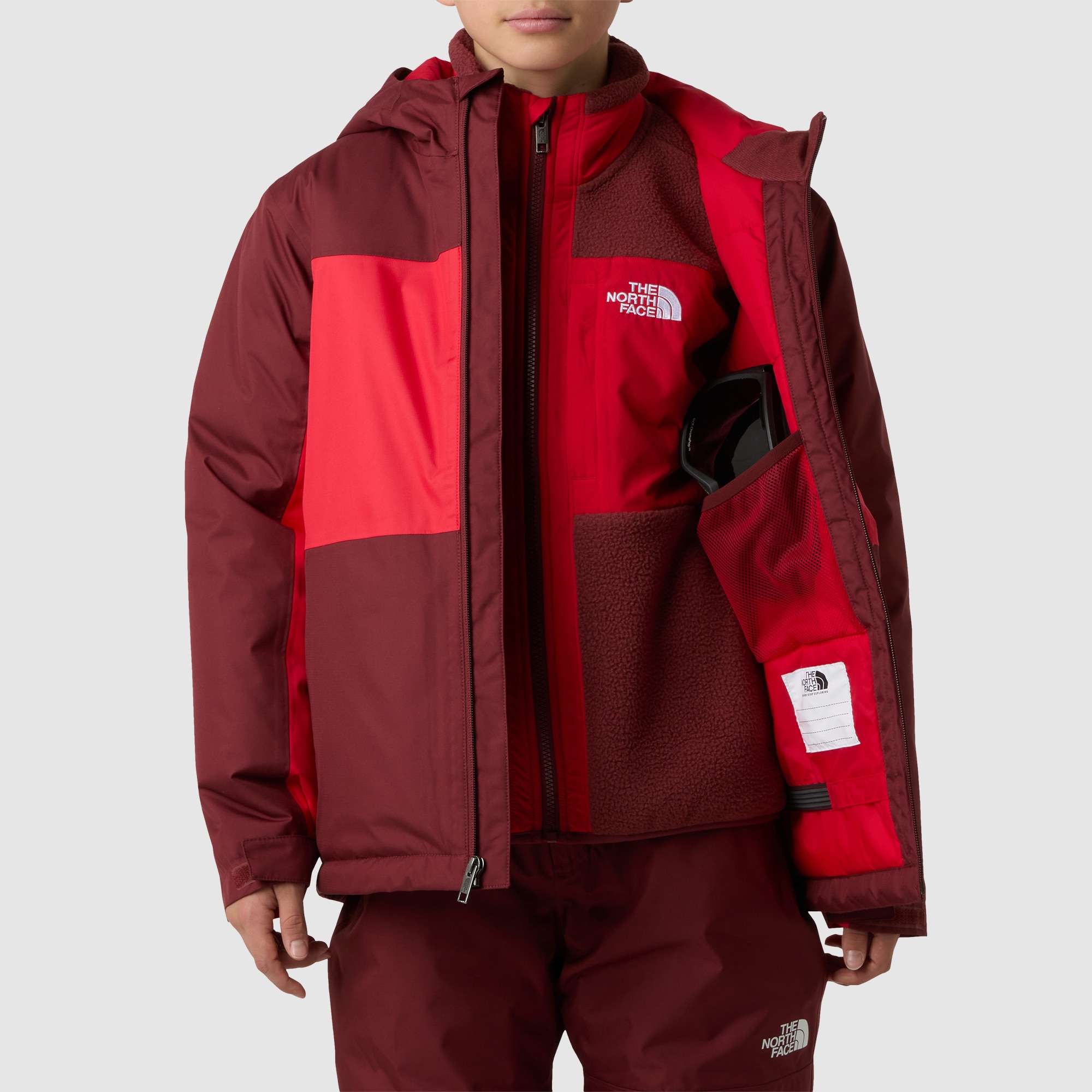 Chaqueta con aislamiento térmico de niños Freedom The North Face - Marrón Marrón-4