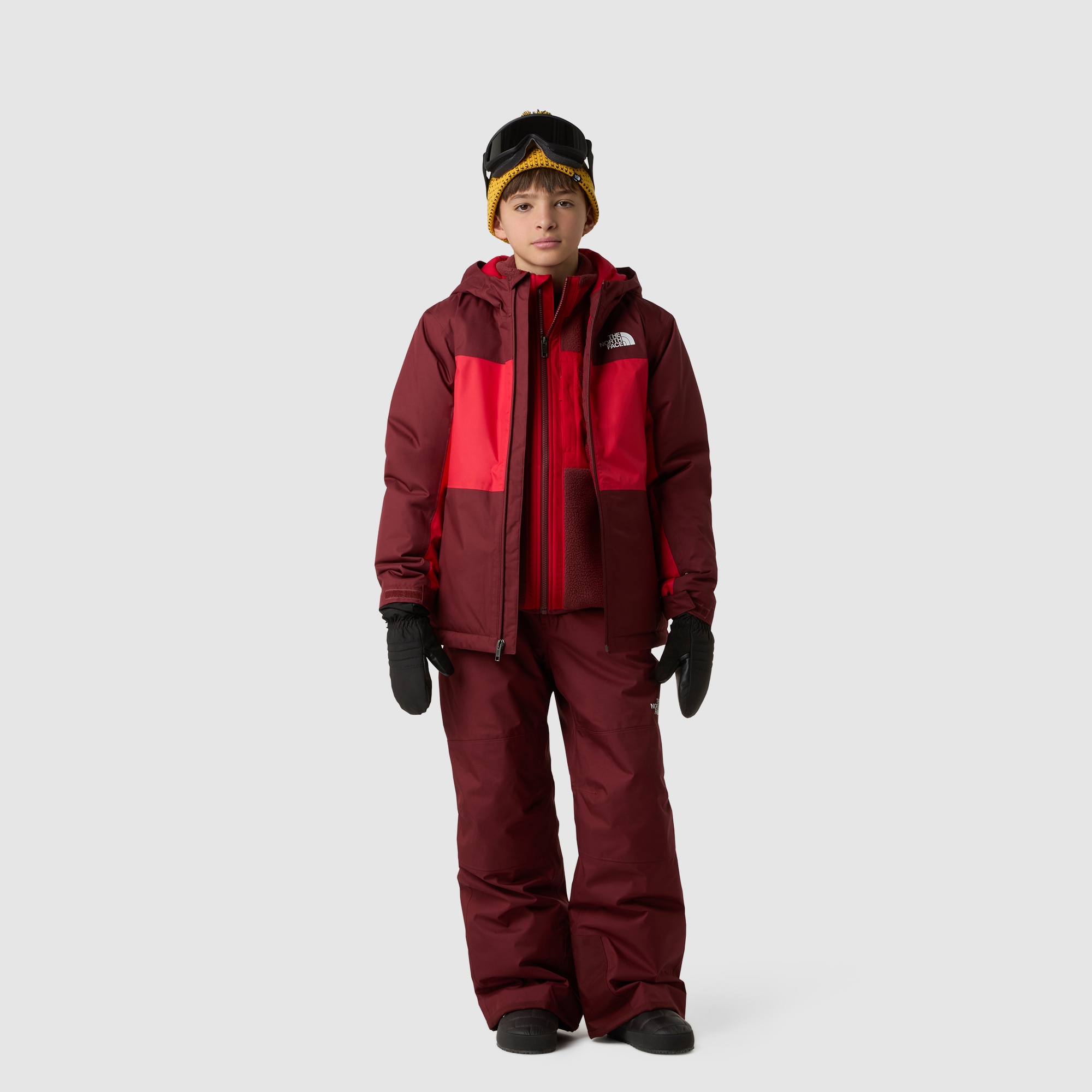 Pantalón con aislamiento térmico de niños Freedom The North Face - Azul Marrón-2