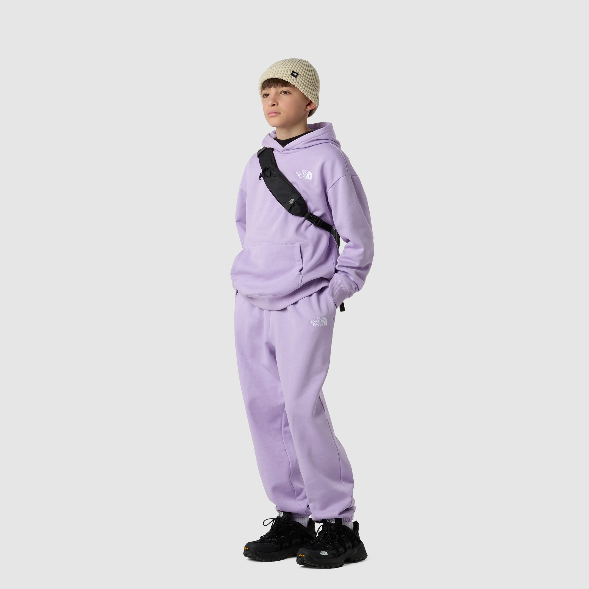 Imagen 2 de Pantalón de chándal holgado de niños Essential The North Face - Morado Morado