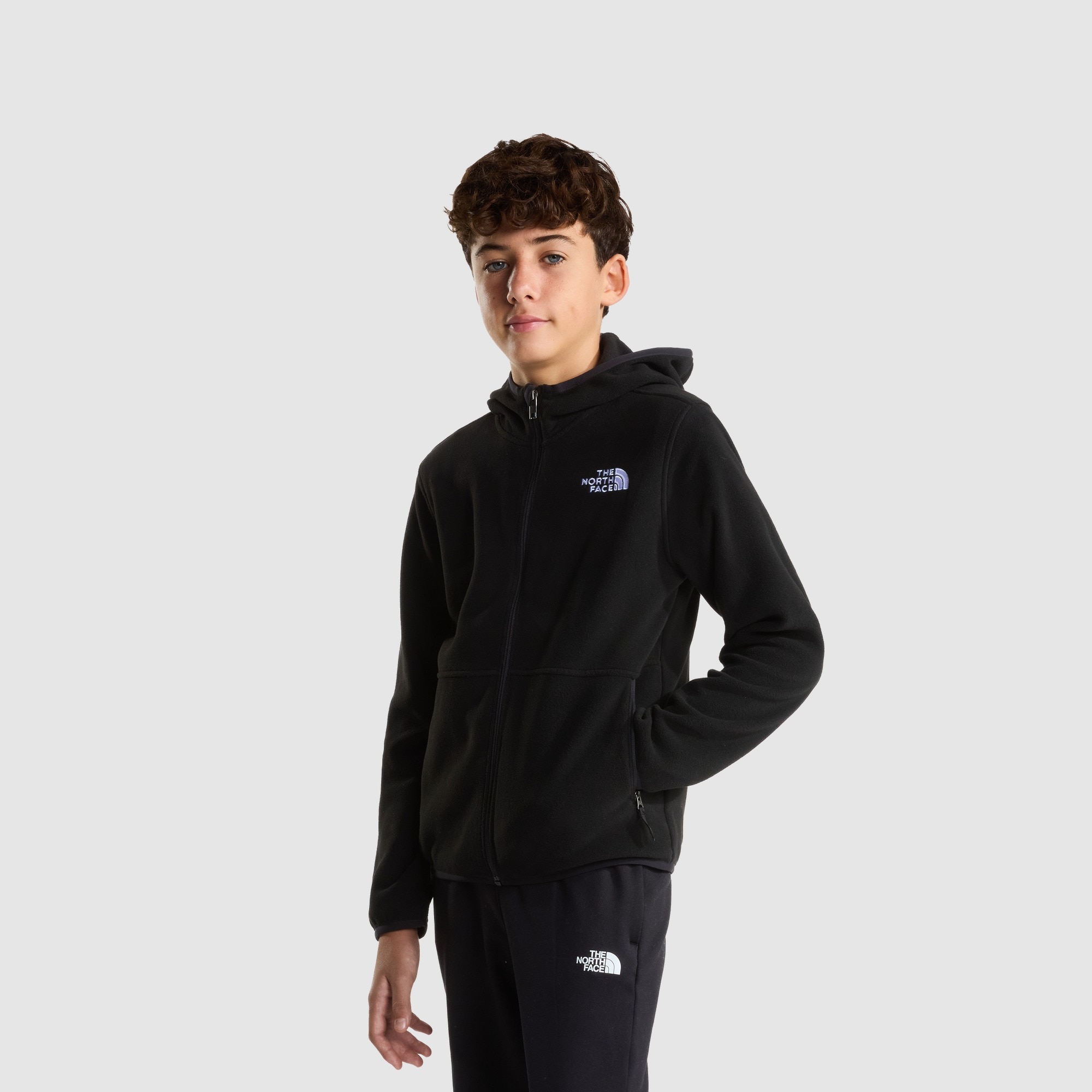 Forro polar con cremallera integral para niño Glacier The North Face - Negro Negro-1
