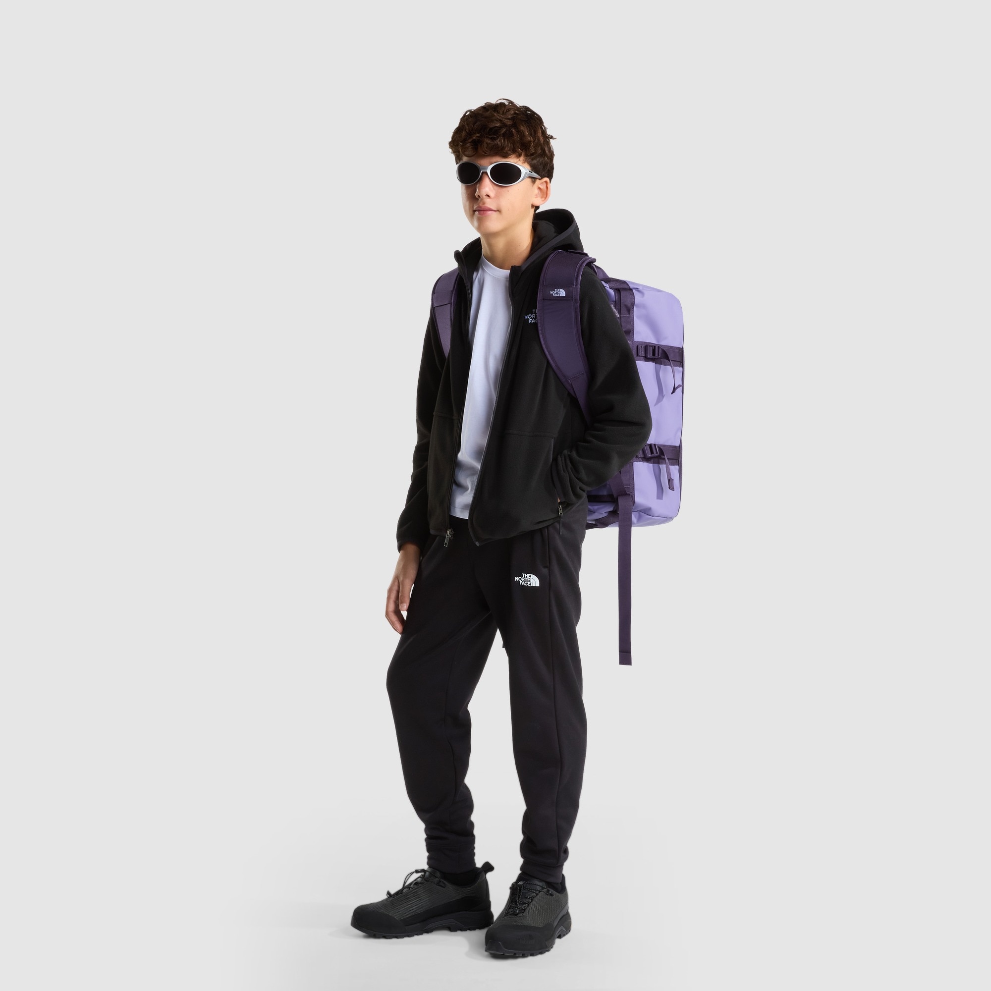 Forro polar con cremallera integral para niño Glacier The North Face - Negro Negro-2